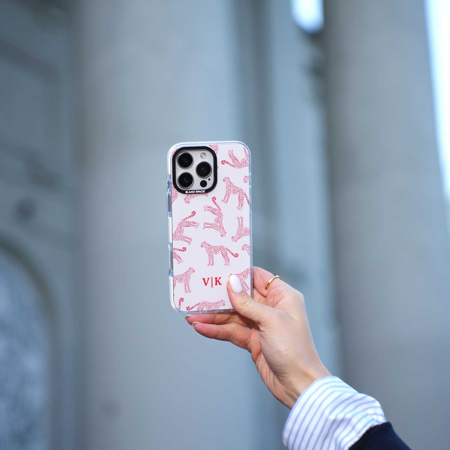 Personalised Red & Pink Cheetah