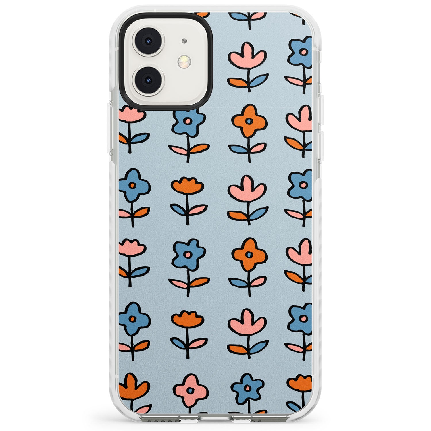Vinage Floral Array Impact Phone Case for iPhone 11, iphone 12