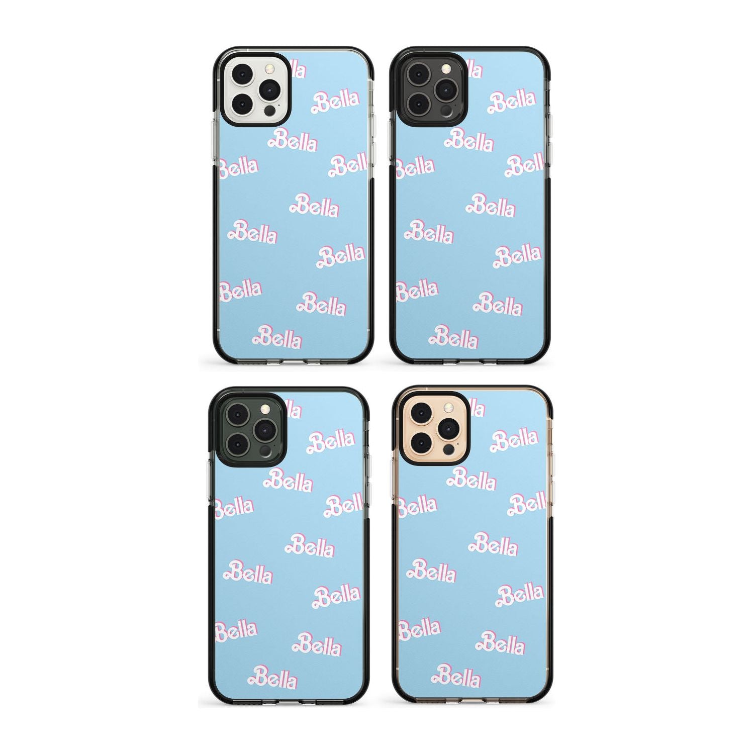 Personalised Pink Dream Camera Impact Phone Case for iPhone 11, iphone 12
