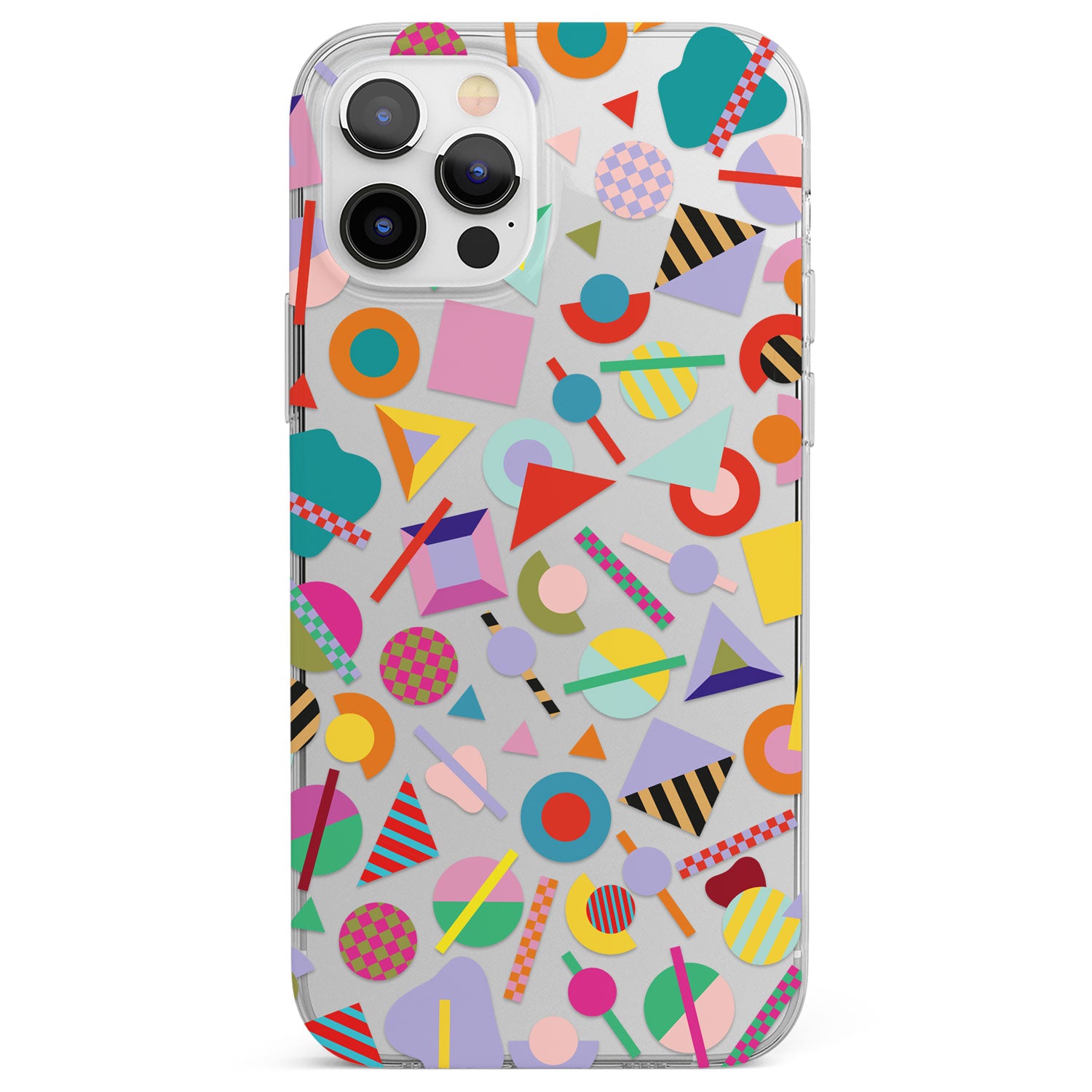 Retro Carnival Shapes Phone Case for iPhone 12 Pro