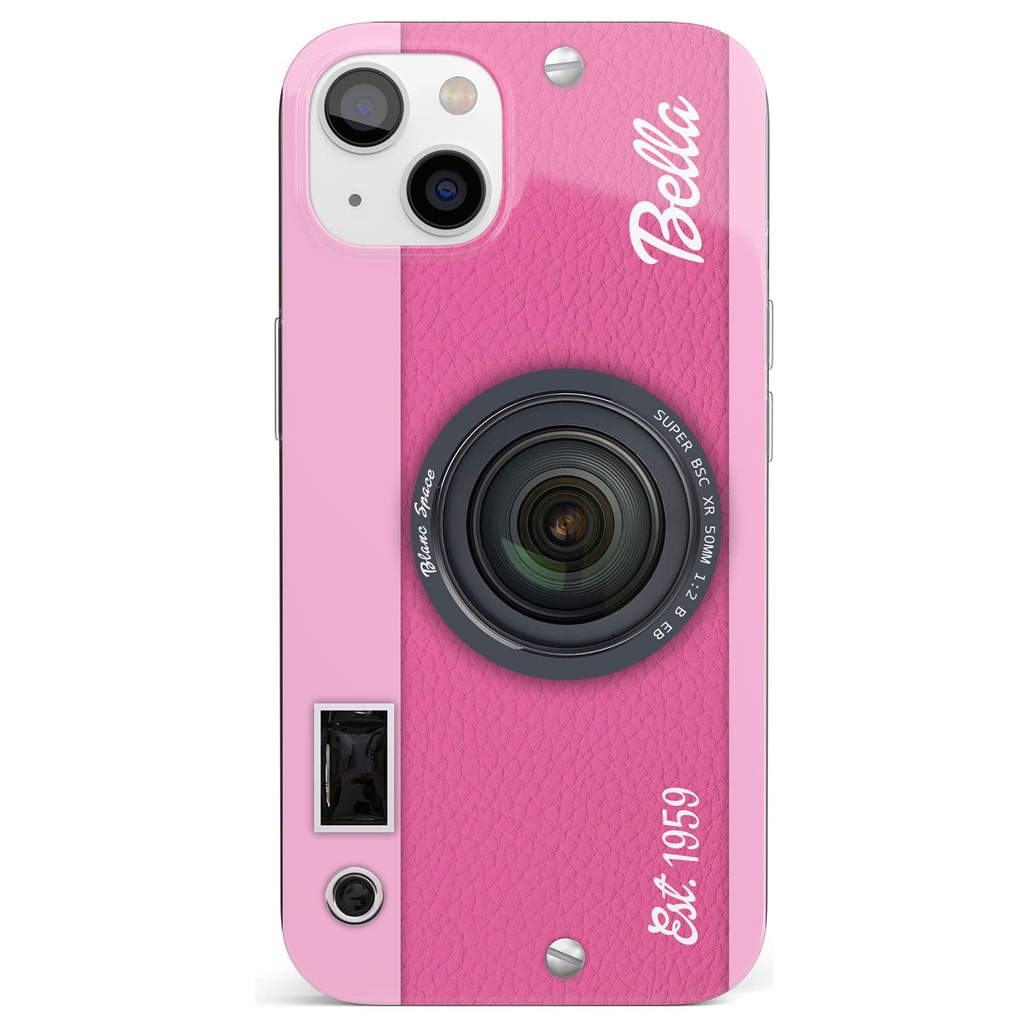 Personalised Pink Dream CameraPhone Case for iPhone 13 Mini