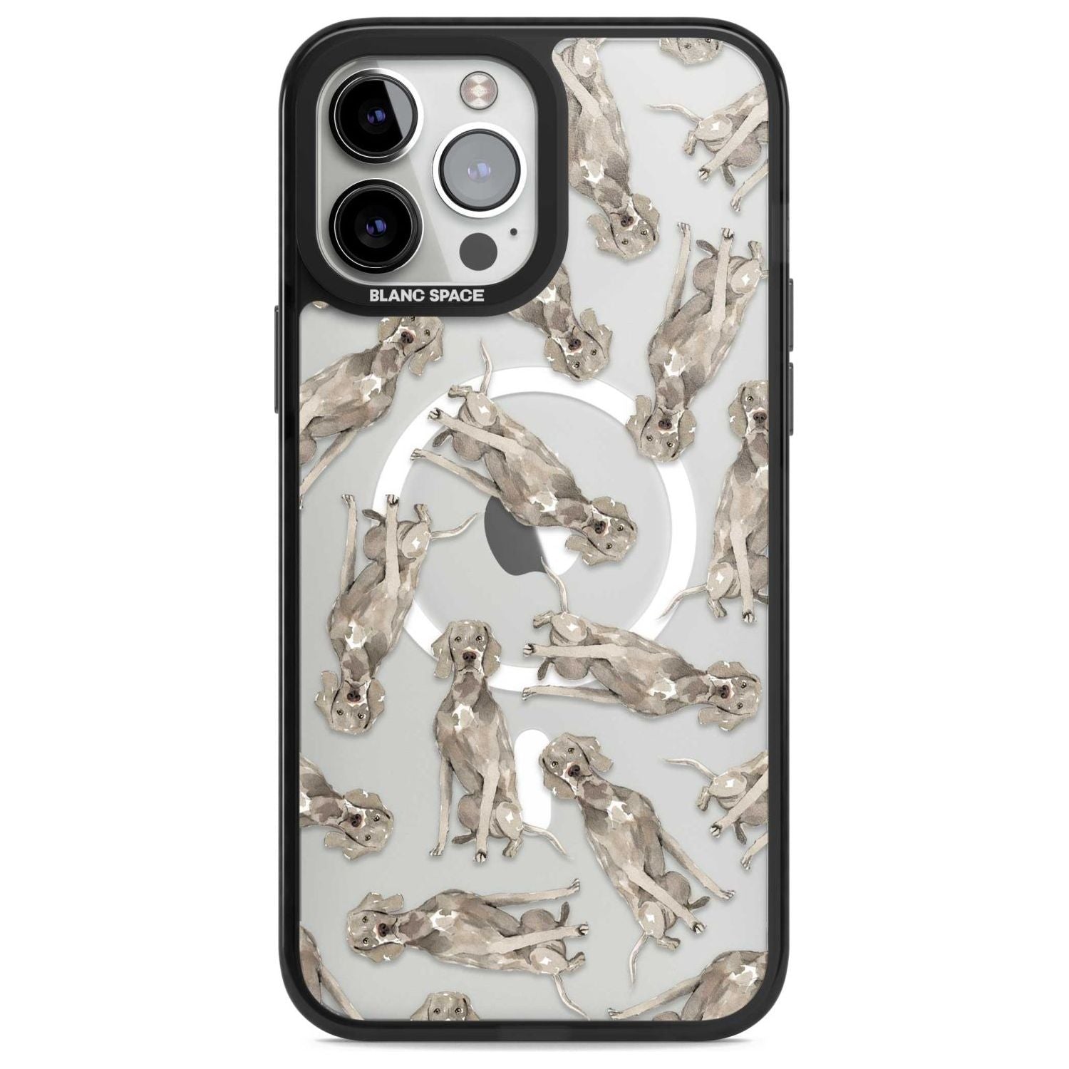 Weimaraner Watercolor Dog