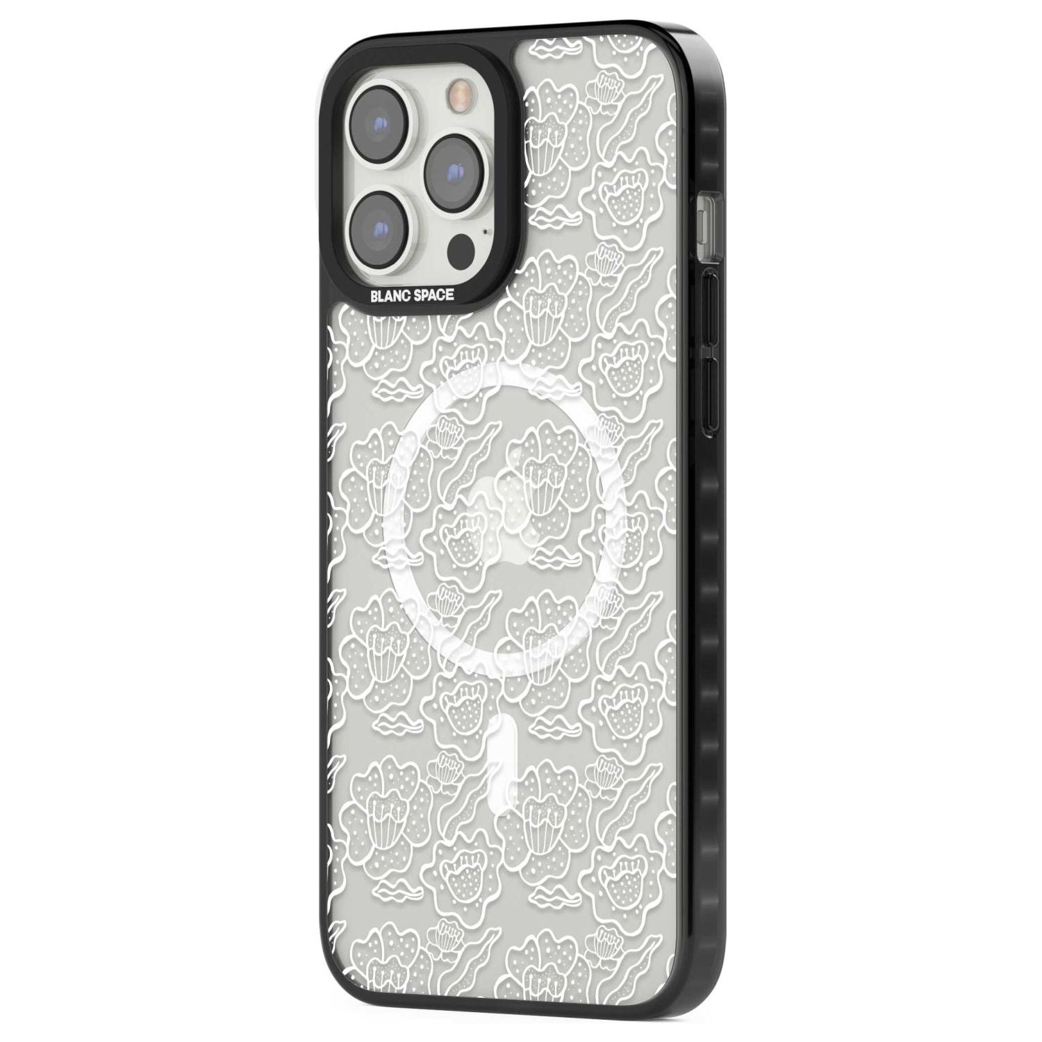 Funky Floral Patterns White on Clear Phone Case iPhone 15 Pro Max / Black Impact Case,iPhone 15 Plus / Black Impact Case,iPhone 15 Pro / Black Impact Case,iPhone 15 / Black Impact Case,iPhone 15 Pro Max / Impact Case,iPhone 15 Plus / Impact Case,iPhone 15 Pro / Impact Case,iPhone 15 / Impact Case,iPhone 15 Pro Max / Magsafe Black Impact Case,iPhone 15 Plus / Magsafe Black Impact Case,iPhone 15 Pro / Magsafe Black Impact Case,iPhone 15 / Magsafe Black Impact Case,iPhone 14 Pro Max / Black Impact Case,iPhone