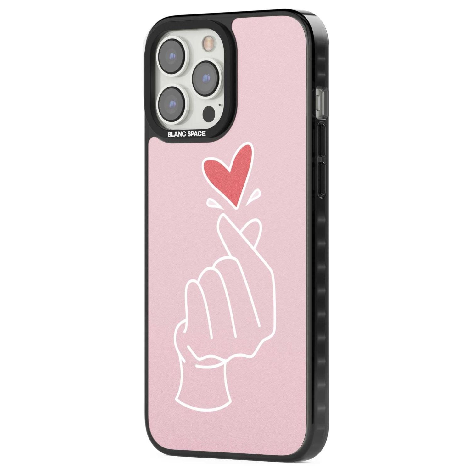 Pink Heart Hand
