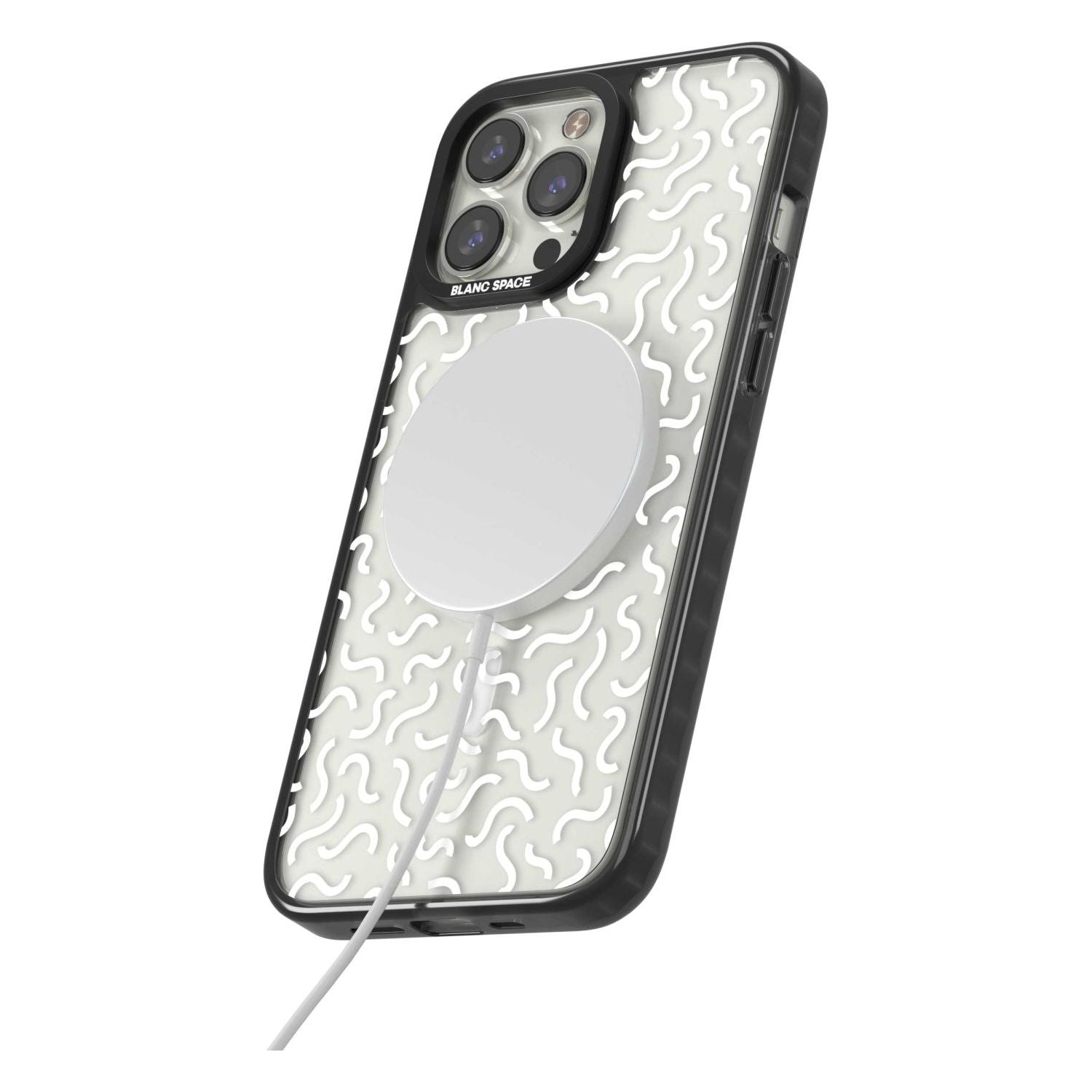 Black & White Wavy Pattern