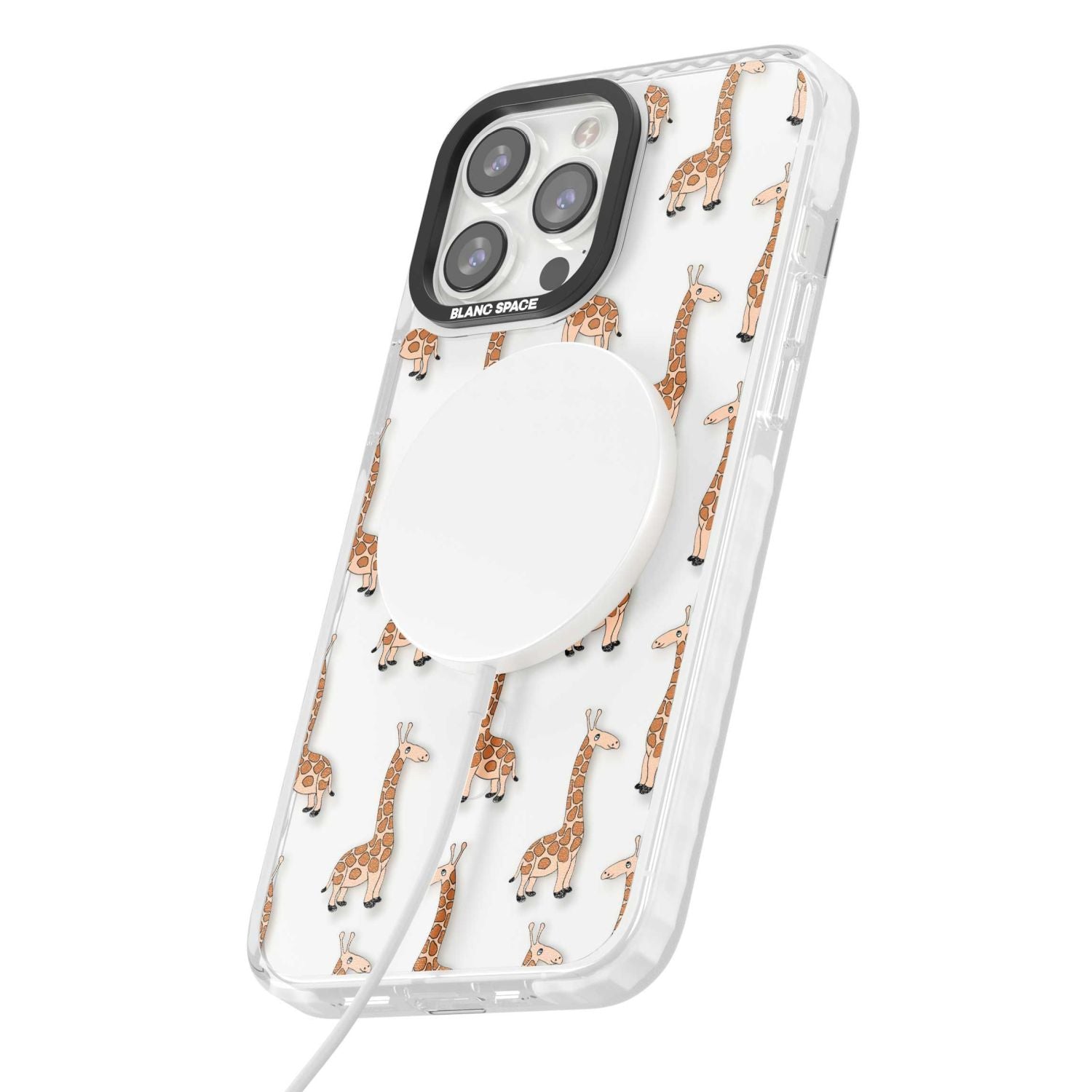 Cute Giraffe Pattern Clear