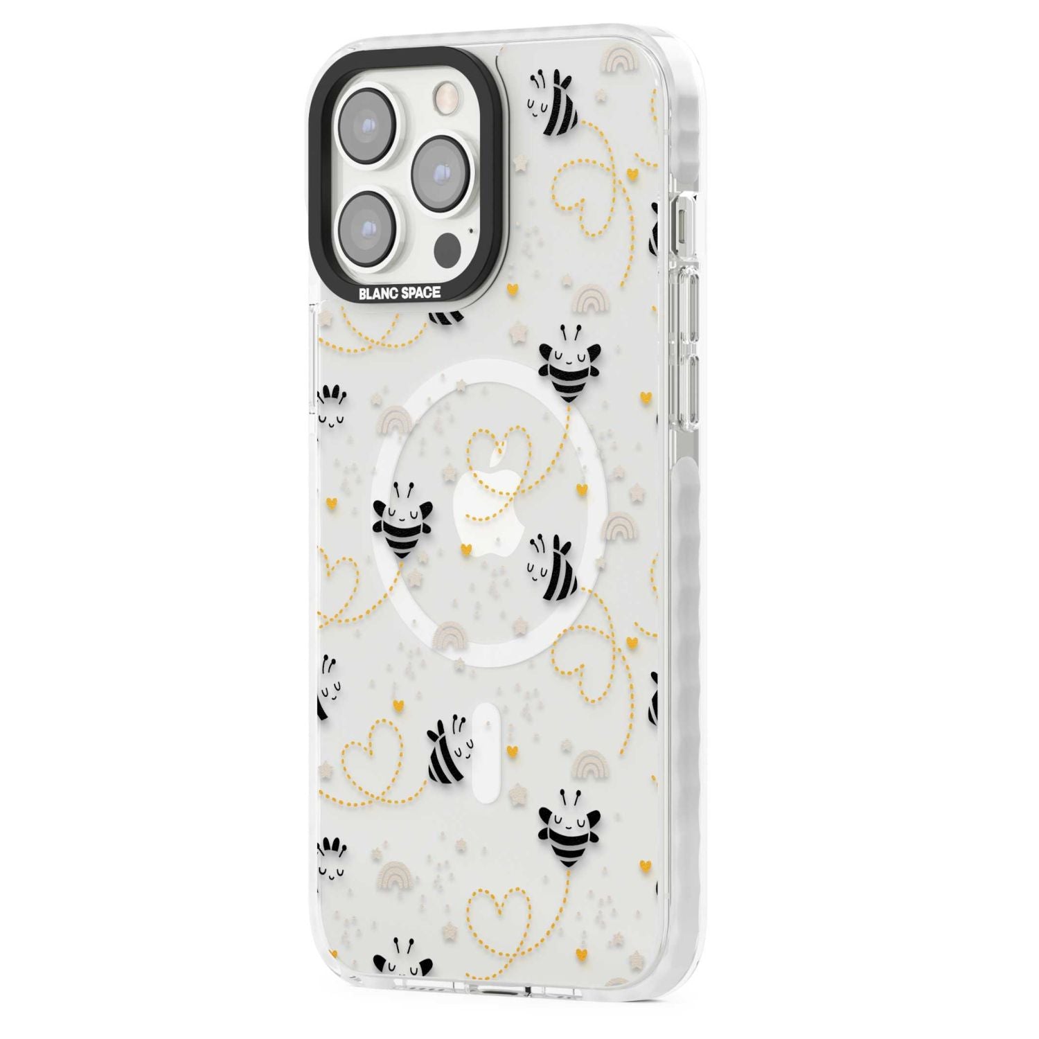 Bee Hearts Pattern