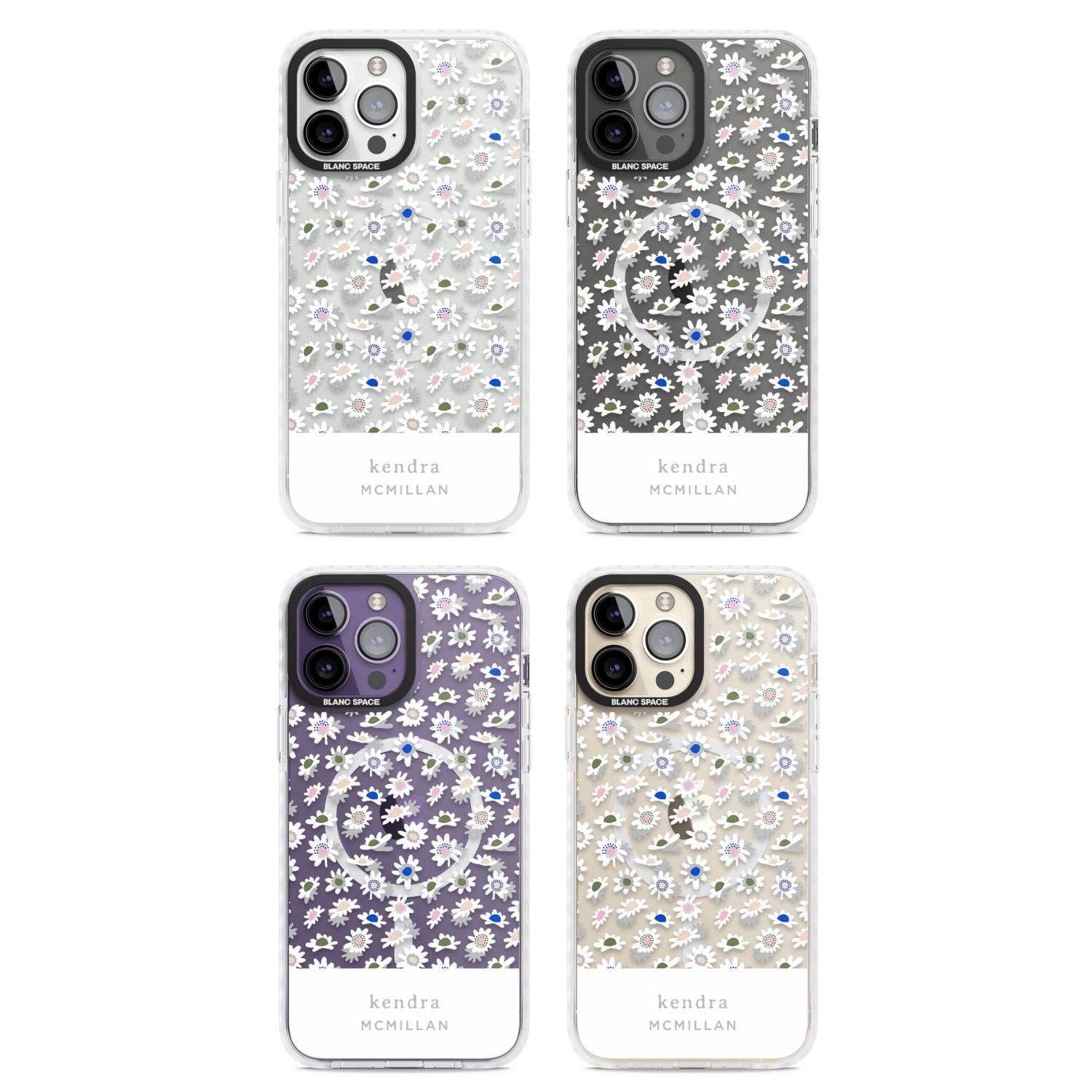 Personalised Grey & White Daisies