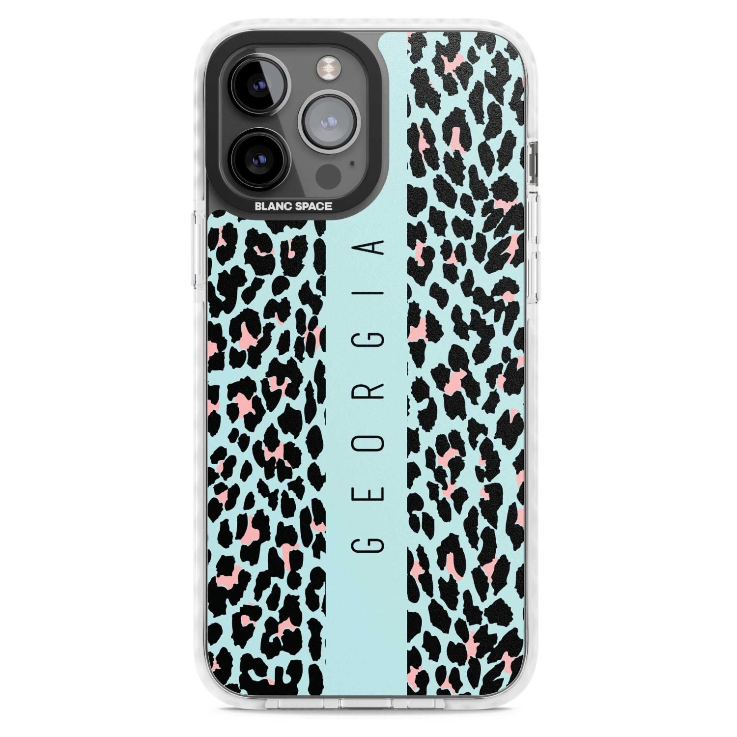 Personalised Blue Leopard