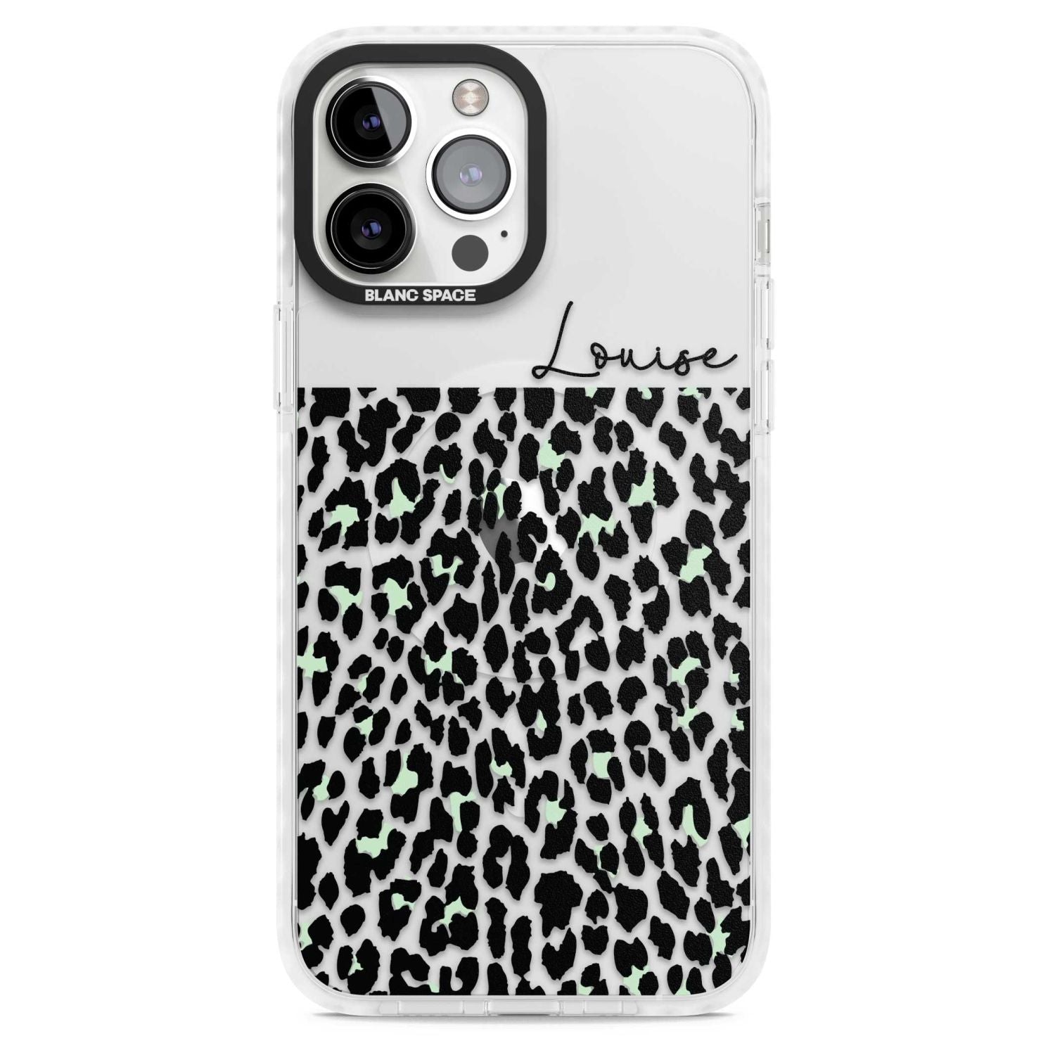 Personalised Seafoam Leopard