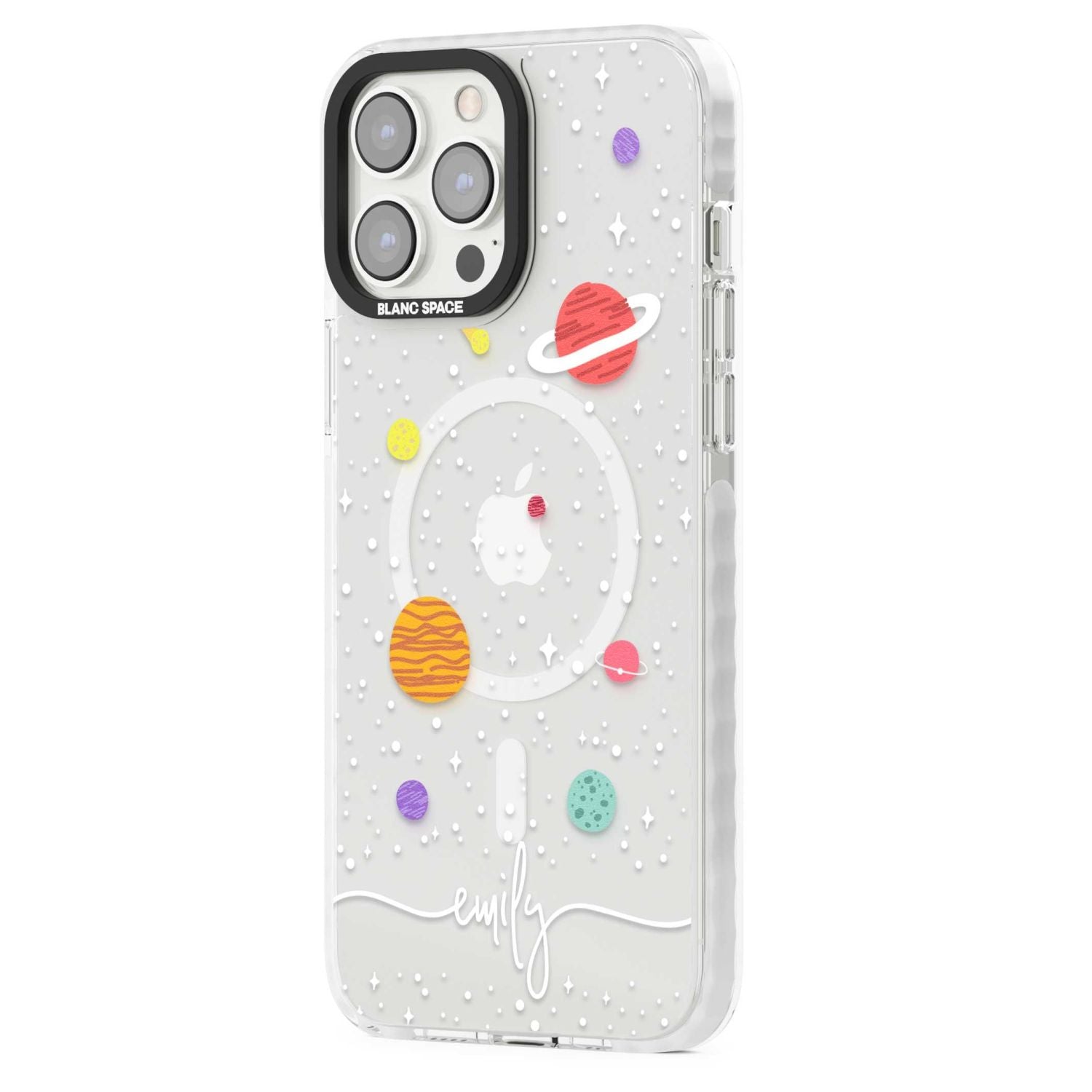 Personalised Cute Cartoon Planet (Clear)