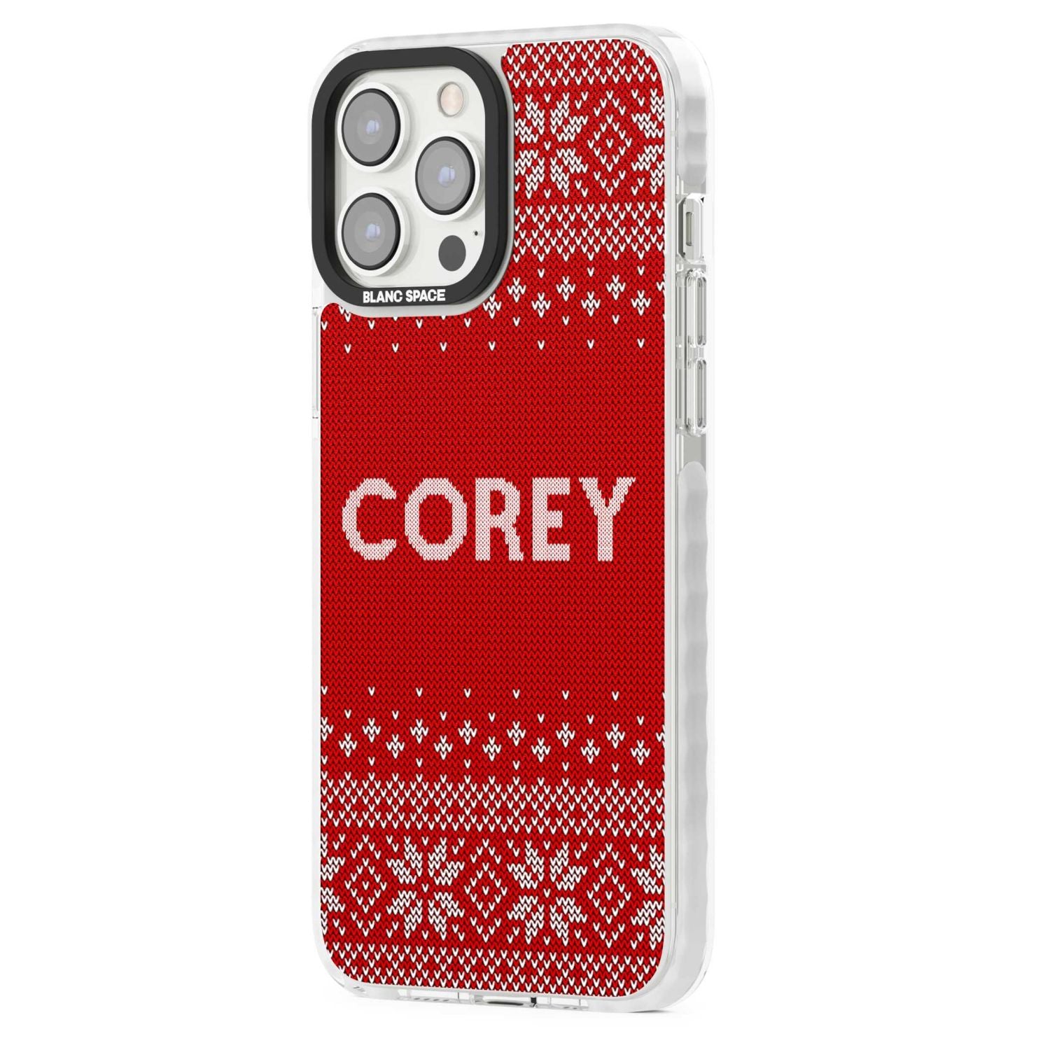 Personalised Red Christmas Knit