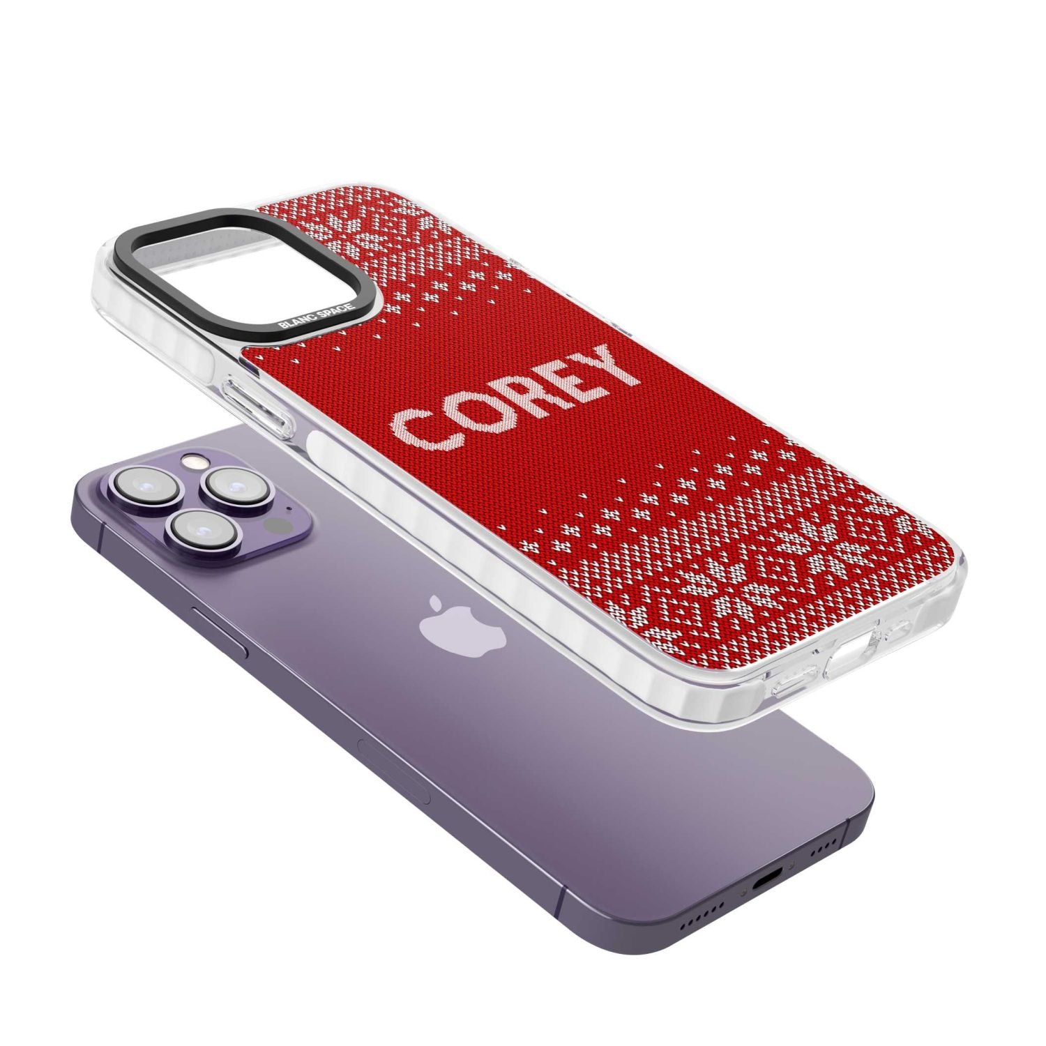 Personalised Red Christmas Knit