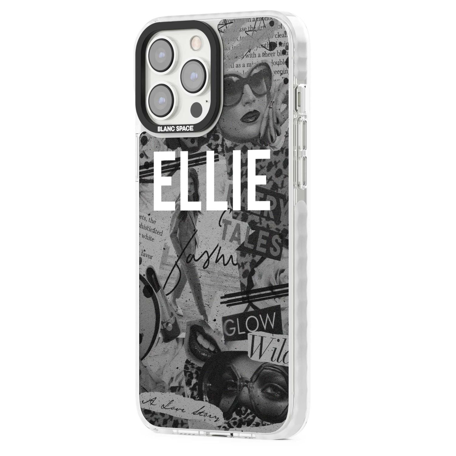 Personalised Grey Scale Vintage Collage