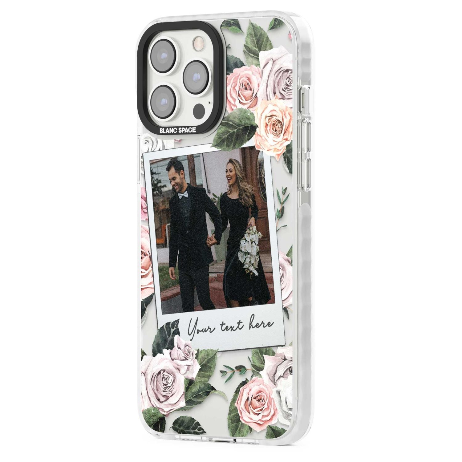 Personalised Floral Instant Camera Photo