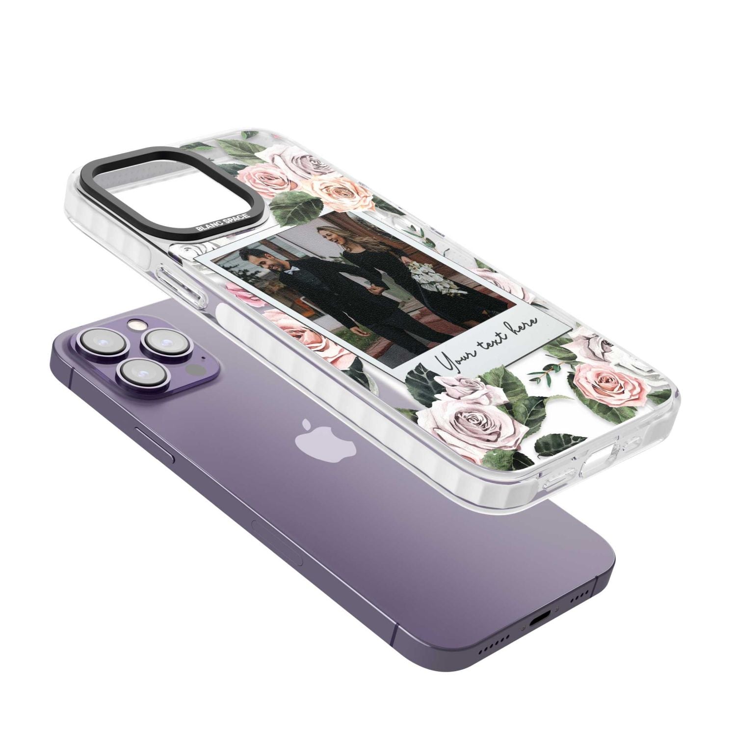 Personalised Floral Instant Camera Photo