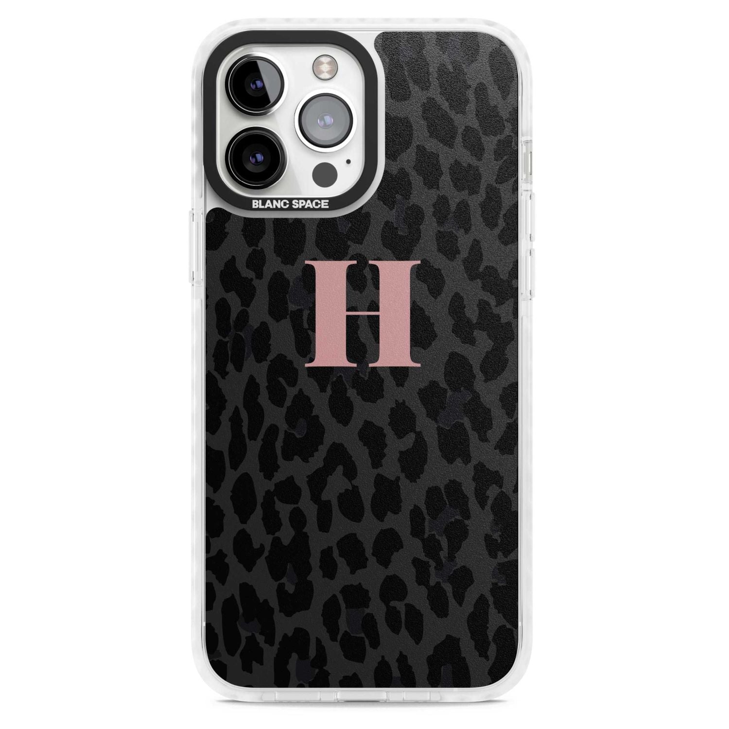 Personalised Pink Leopard Monogram