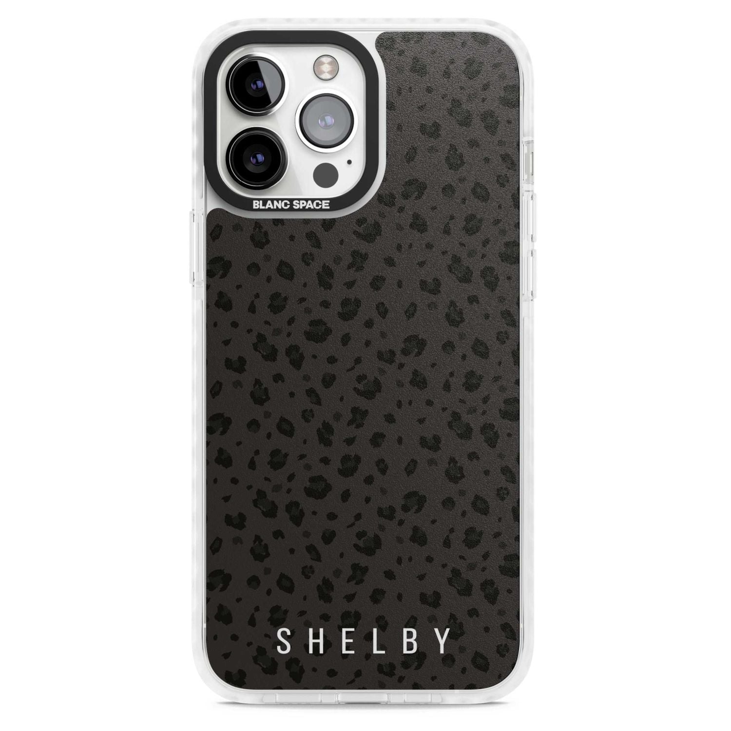 Personalised Dark Leopard Lettering