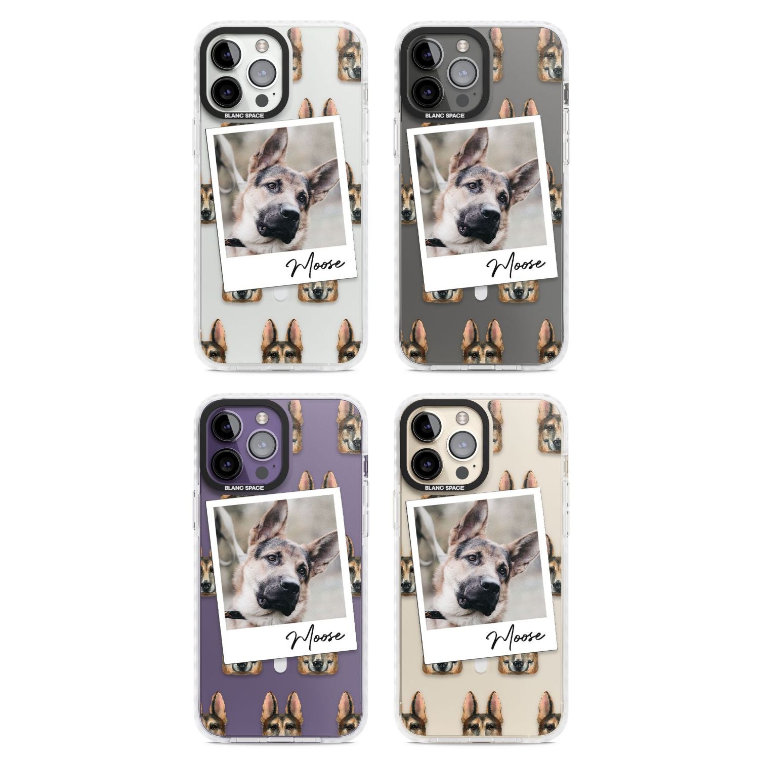 Personalised German Shepherd Instant Camera Photo