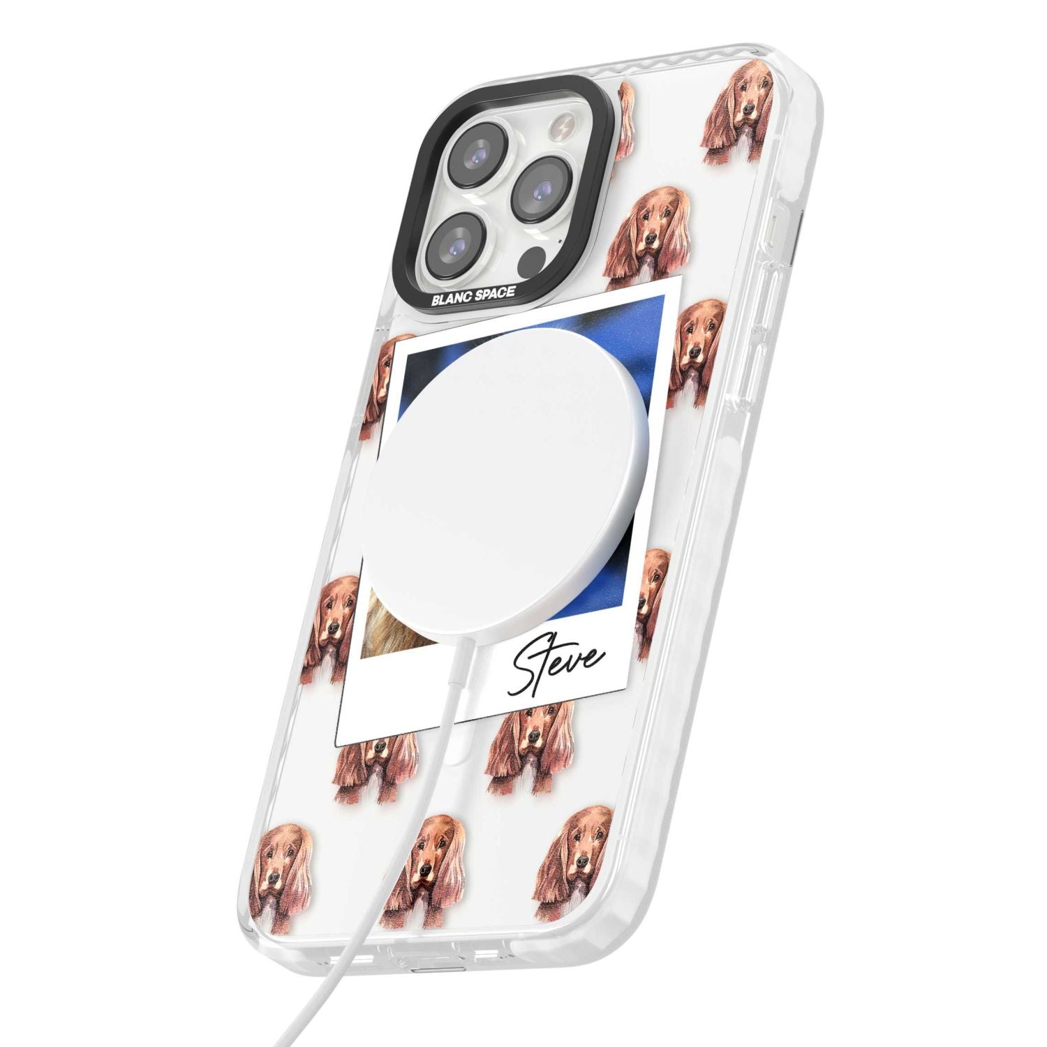 Personalised Cocker Spaniel Instant Camera Photo