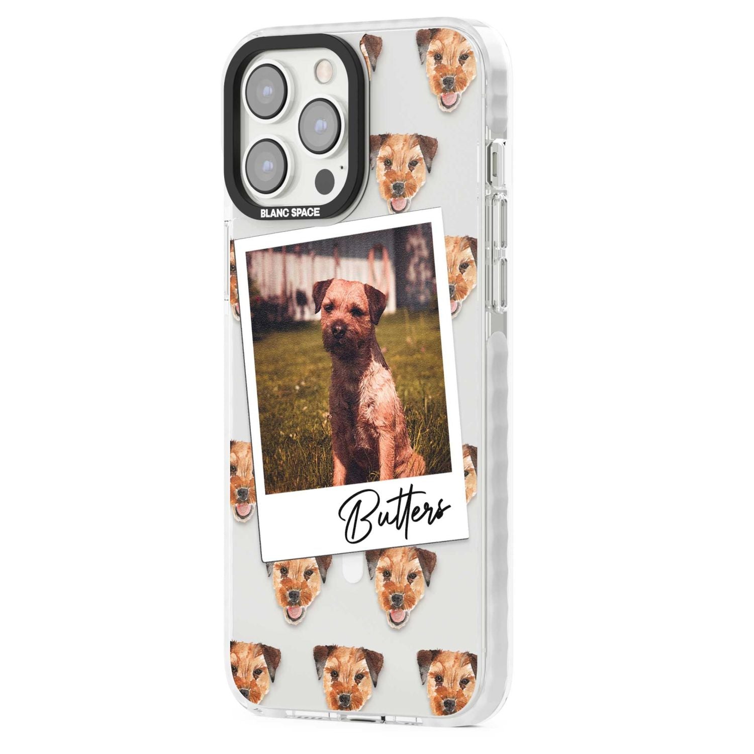 Personalised Border Terrier Instant Camera Photo