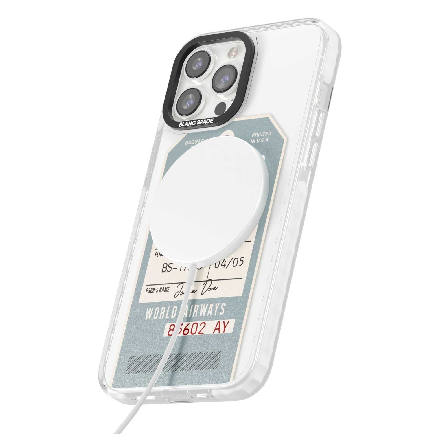 Personalised Vintage Usa Luggage Tag