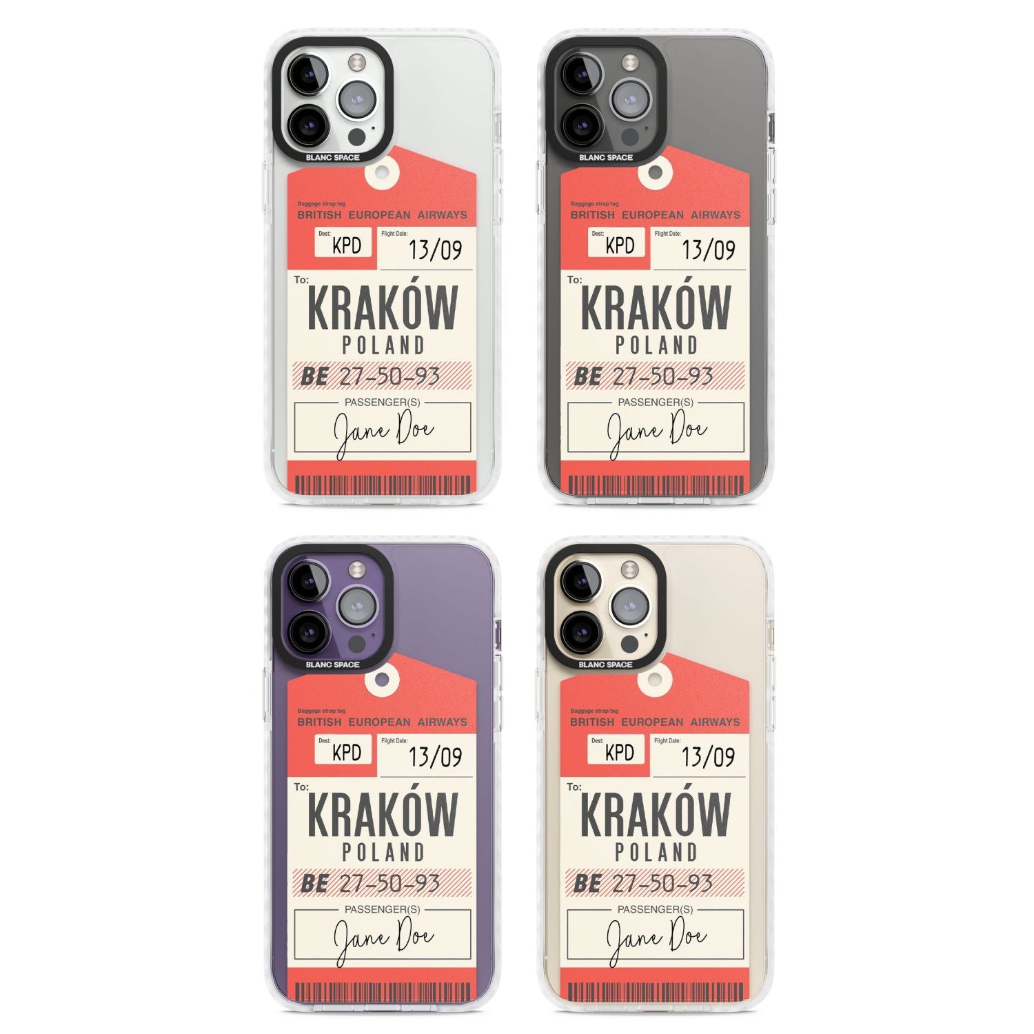 Personalised Vintage Bea Luggage Tag