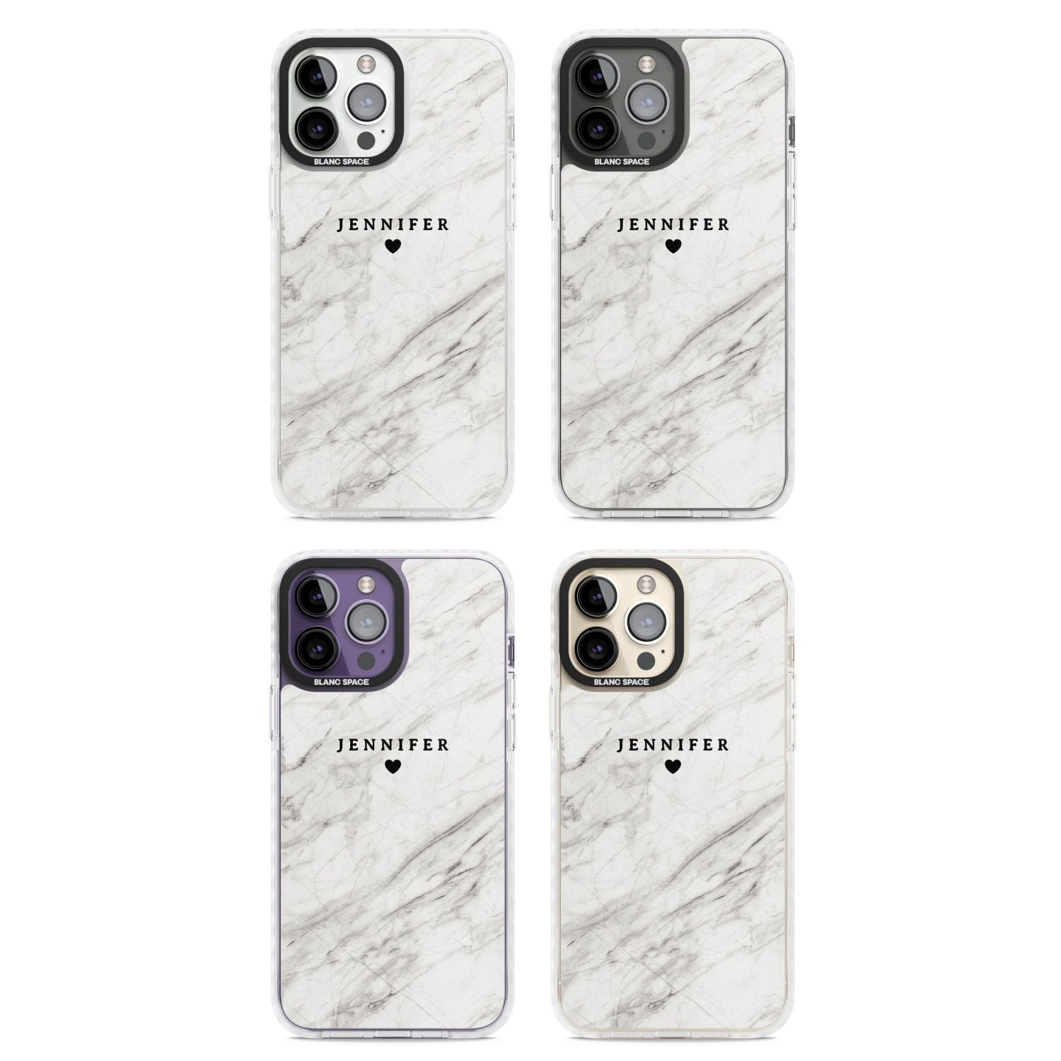 Personalised Light Grey Marble