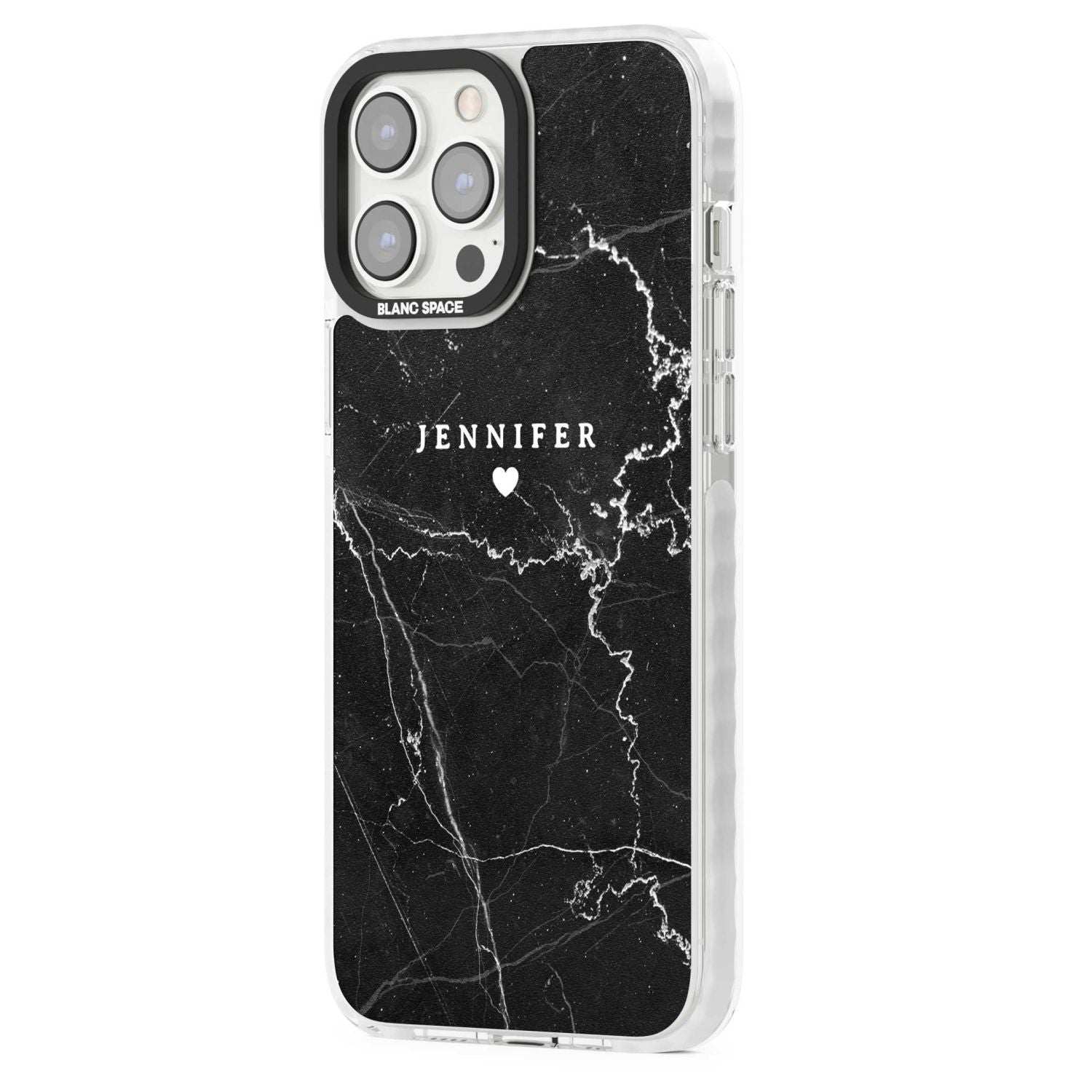 Personalised Black Marble