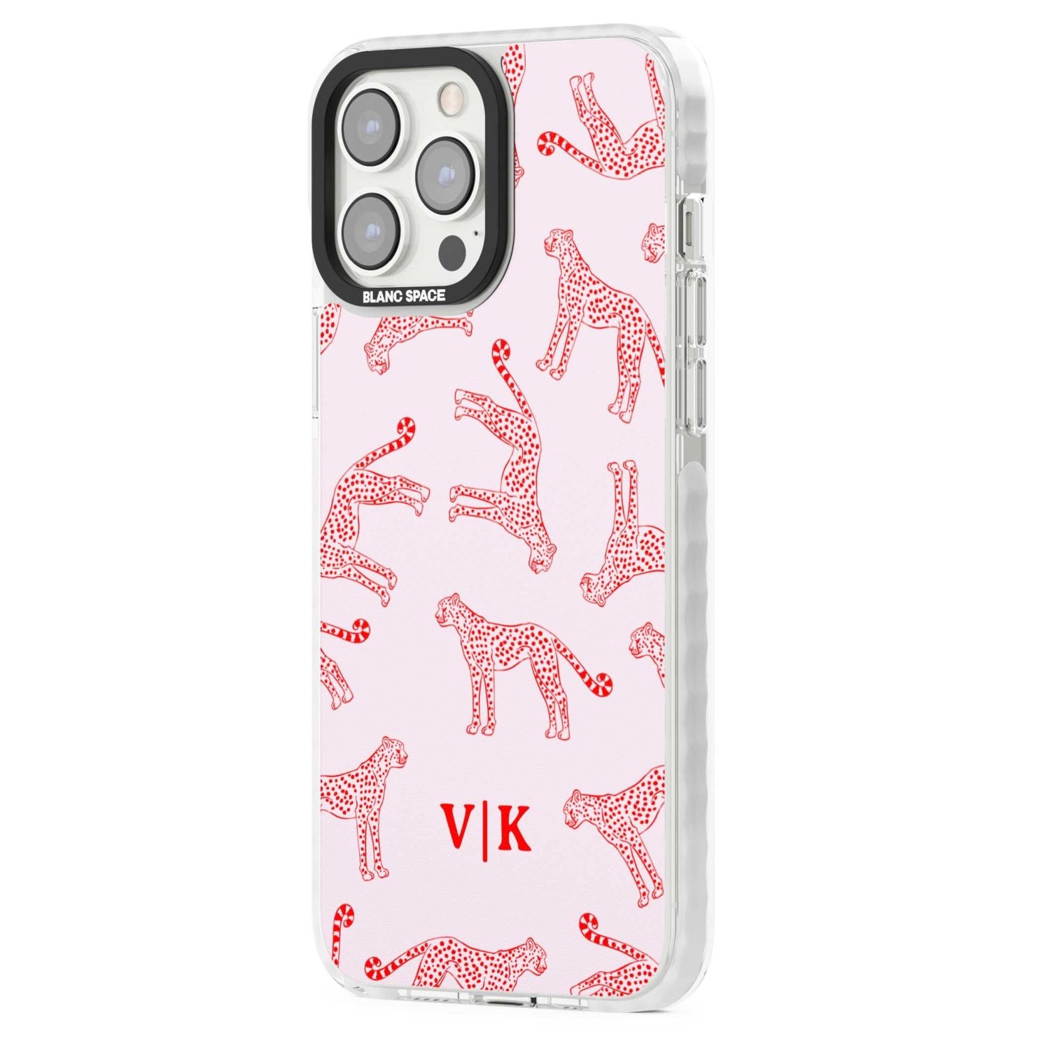 Personalised Red & Pink Cheetah