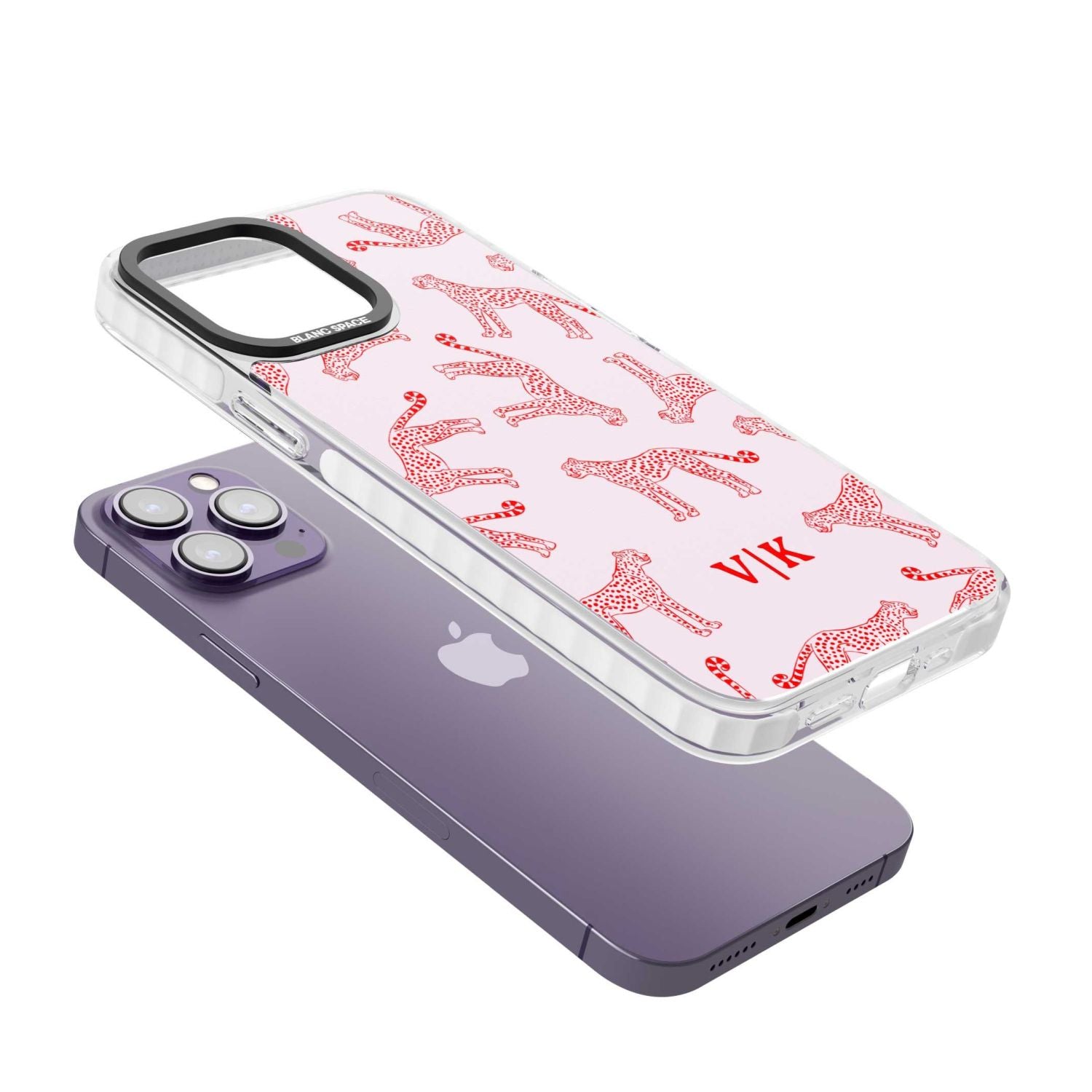 Personalised Red & Pink Cheetah