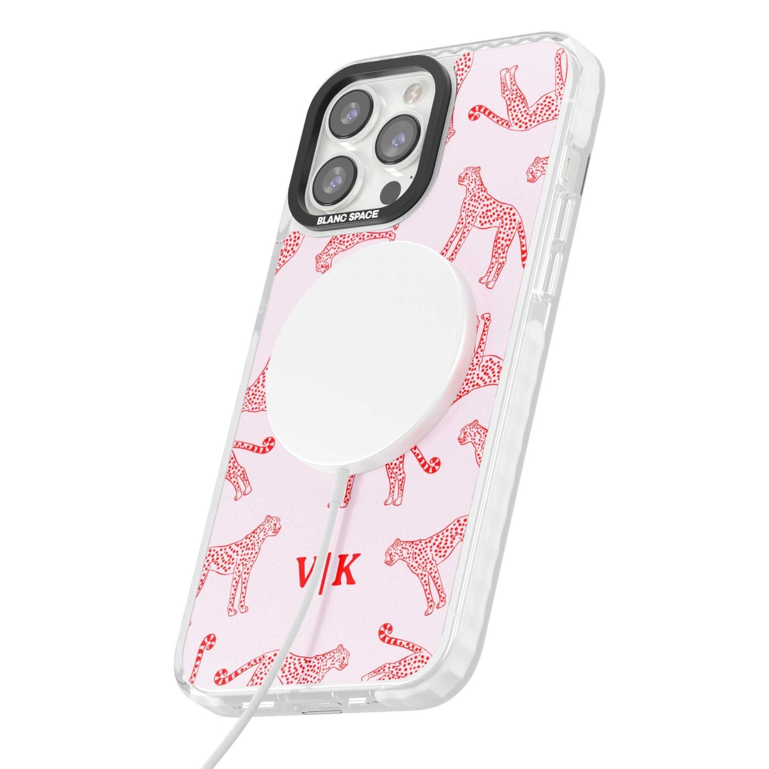 Personalised Red & Pink Cheetah
