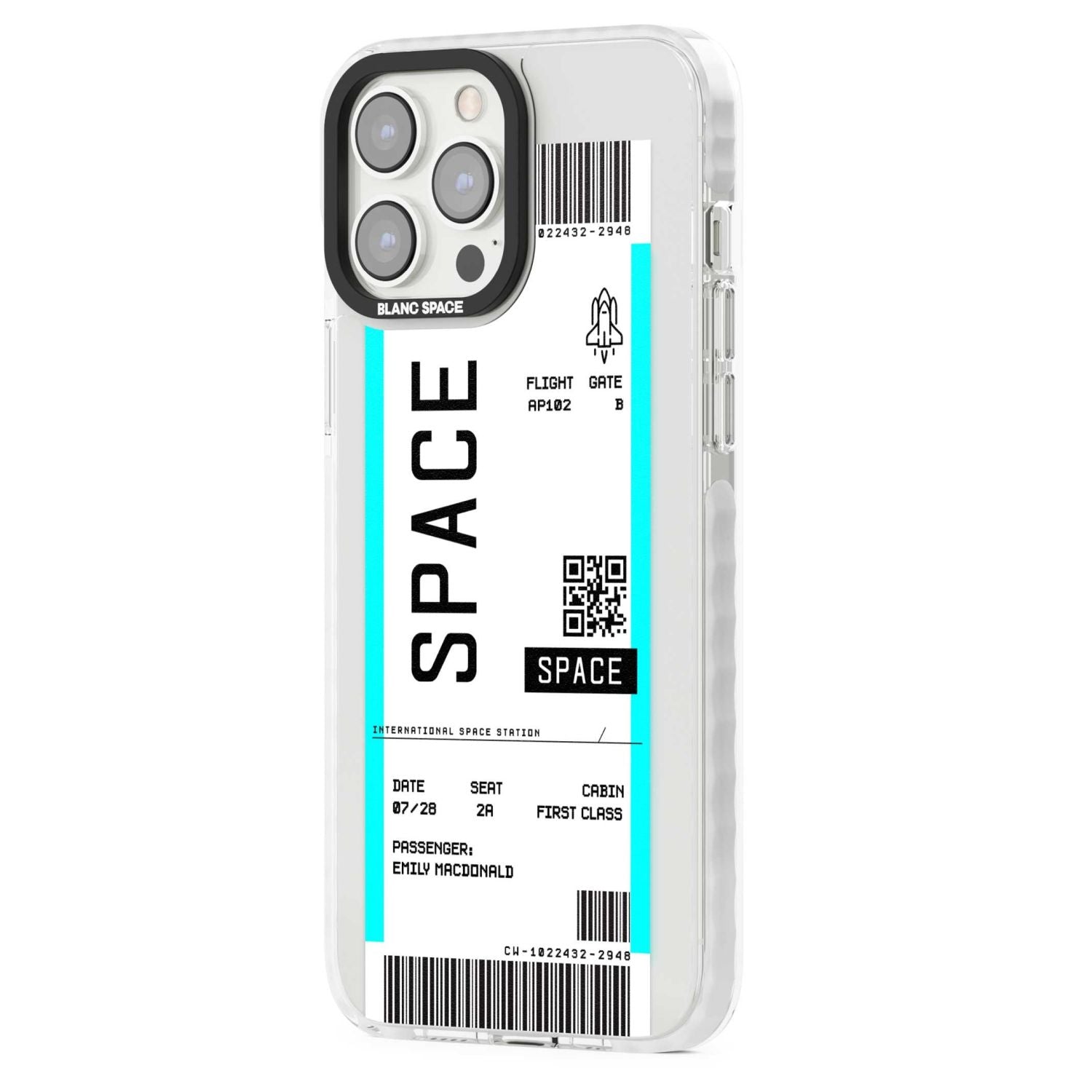 Personalised Space Travel Ticket