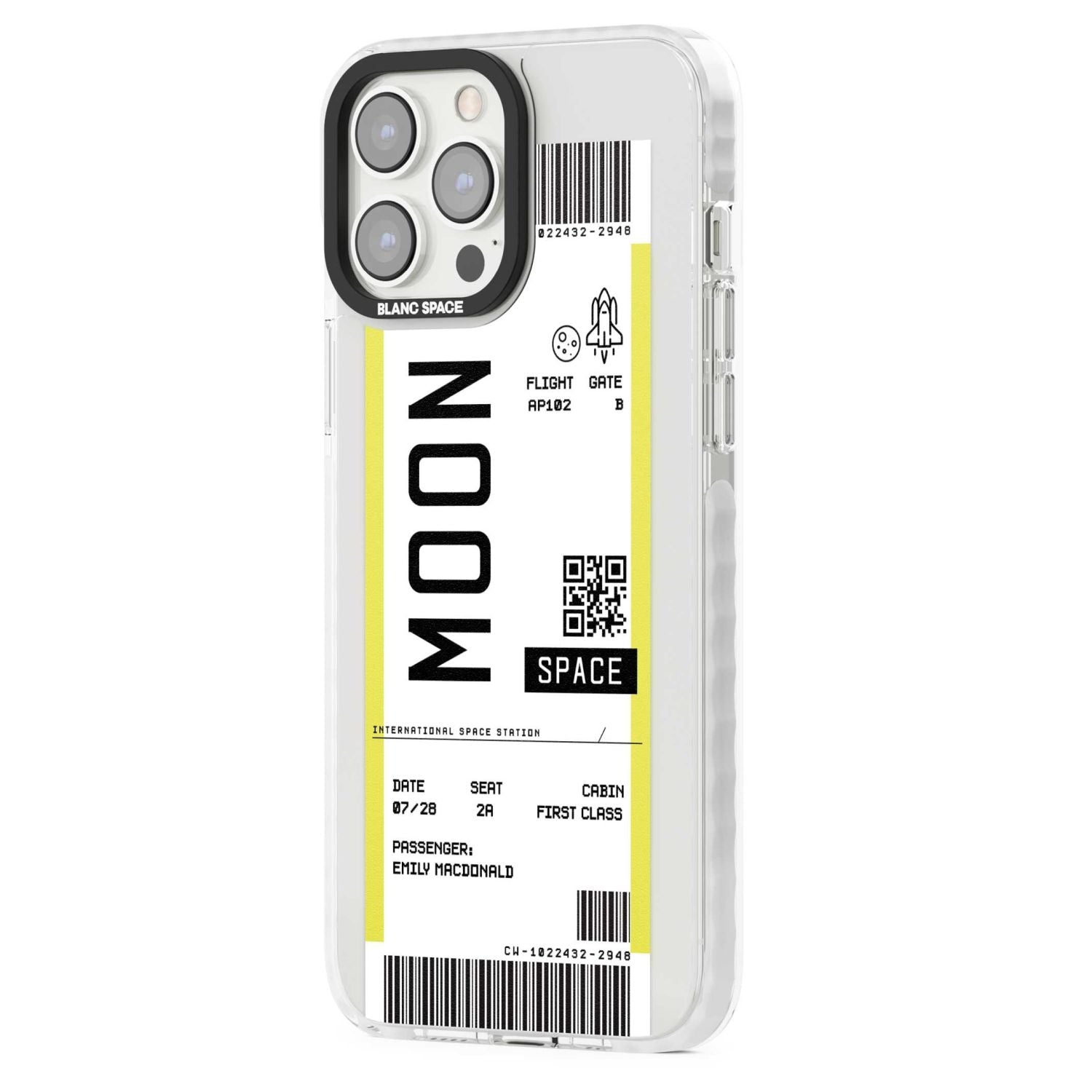 Personalised Moon Travel Ticket