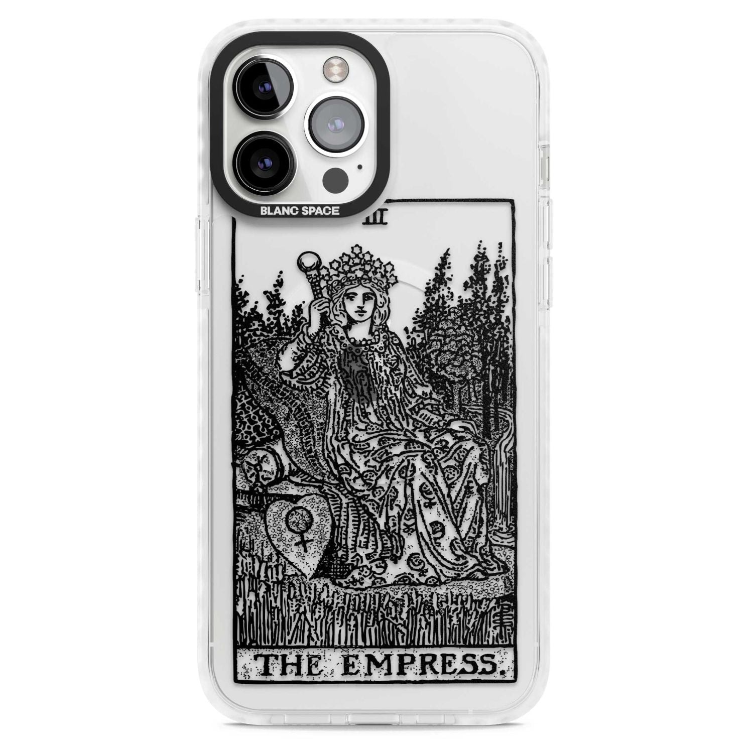 Personalised The Empress Tarot Card (Clear)