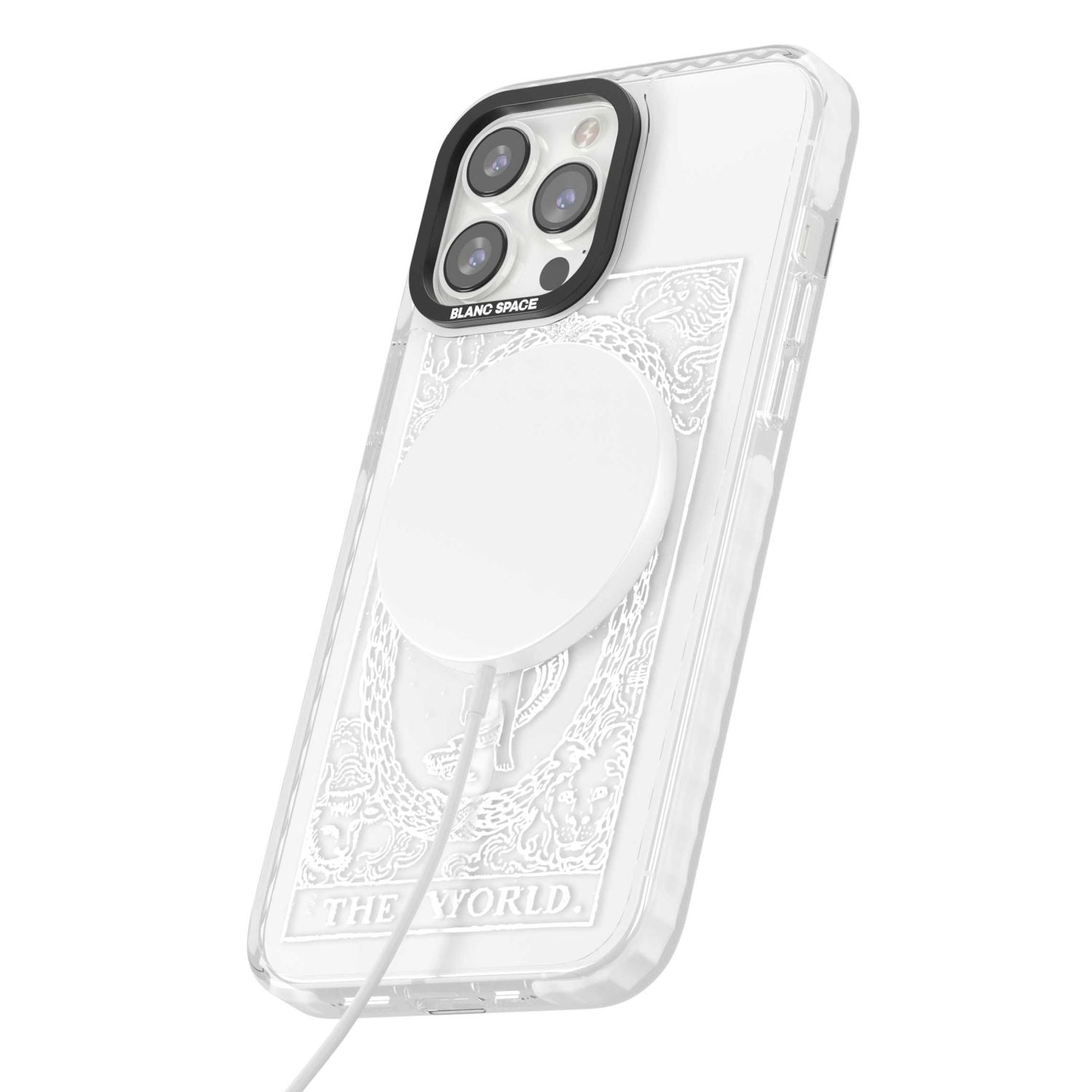 Personalised The World Tarot Card (White)