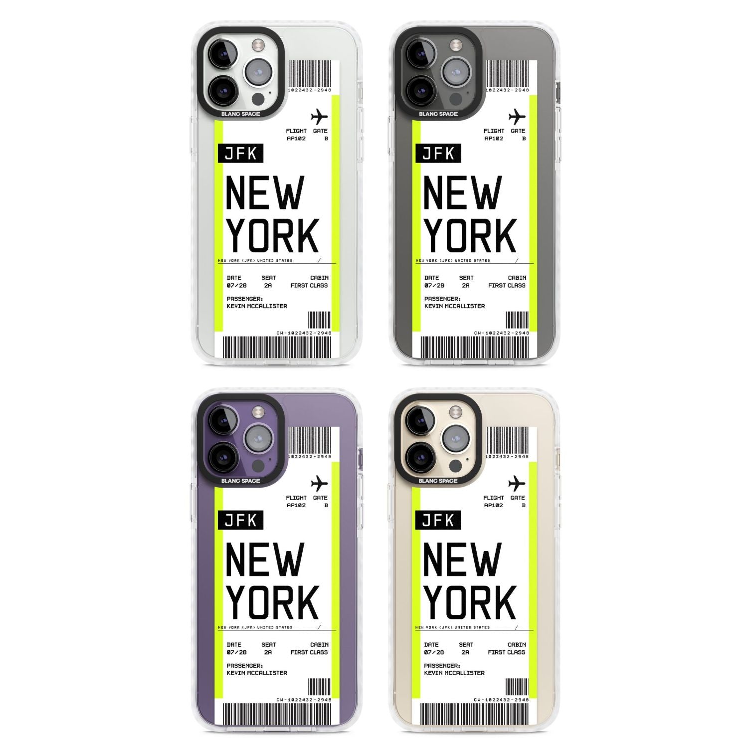 Personalised New York Boarding Pass