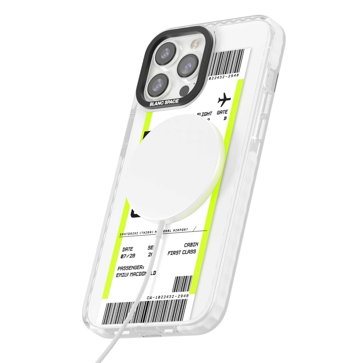 Personalised Santorini Boarding Pass