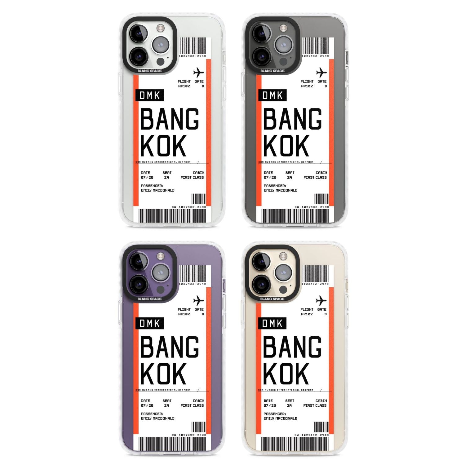 Personalised Bangkok Boarding Pass