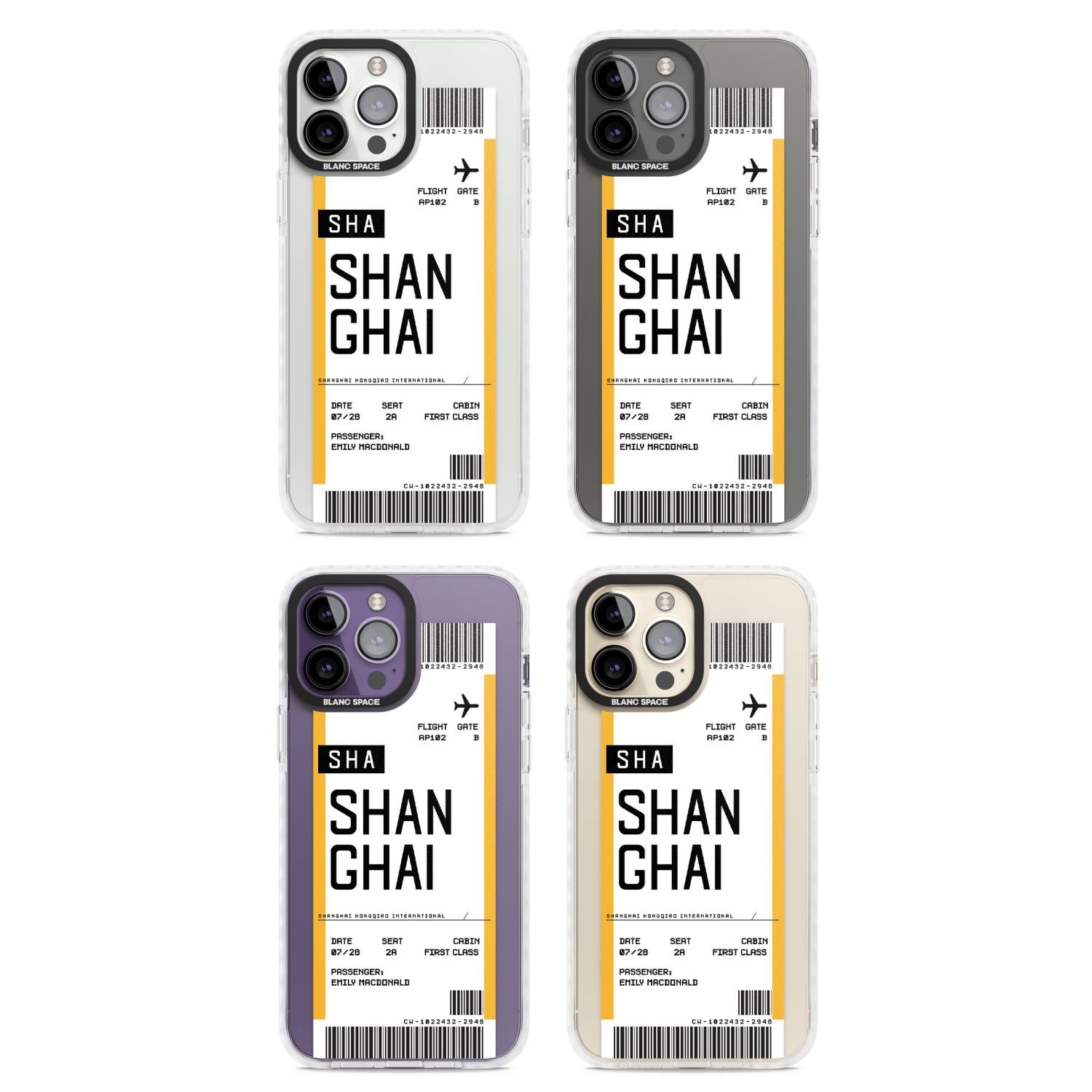 Personalised Shanghai Boarding Pass