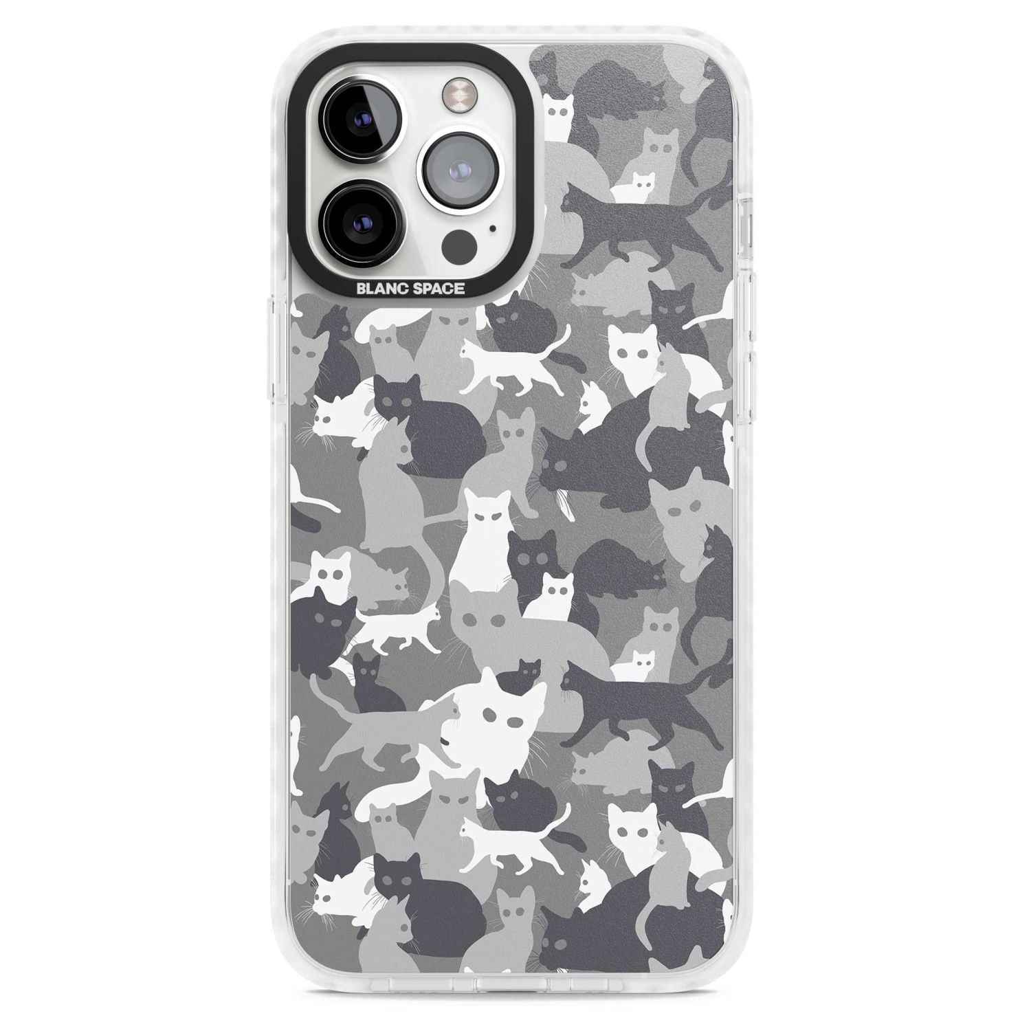 Dark Grey Cat Camouflage