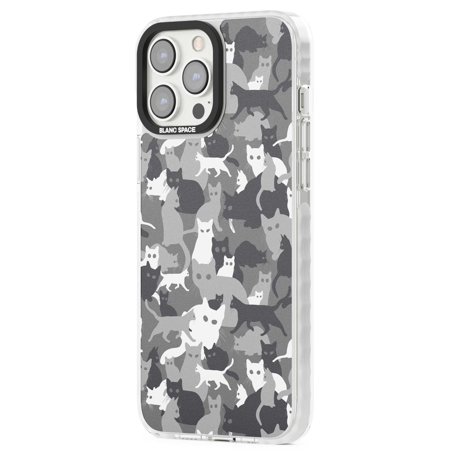 Dark Grey Cat Camouflage