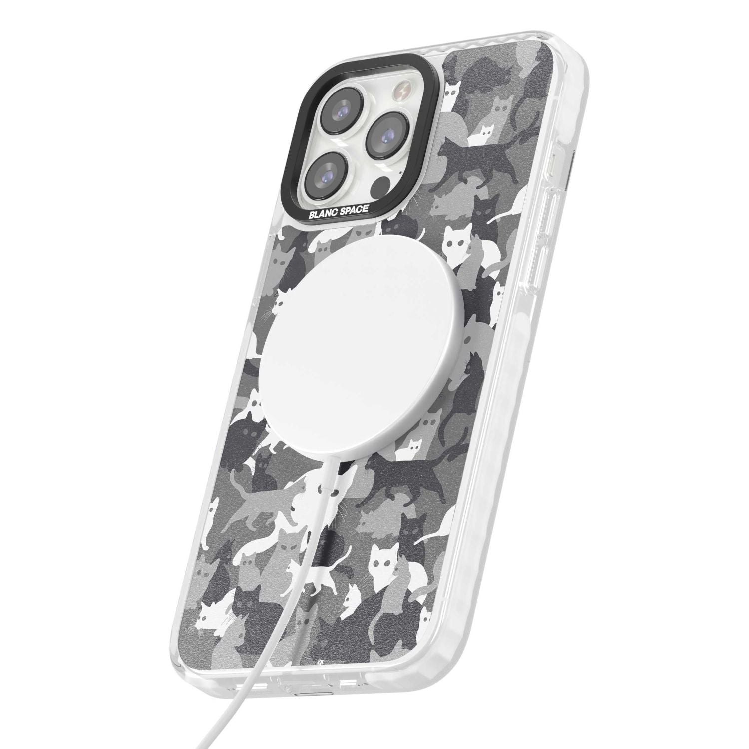 Dark Grey Cat Camouflage