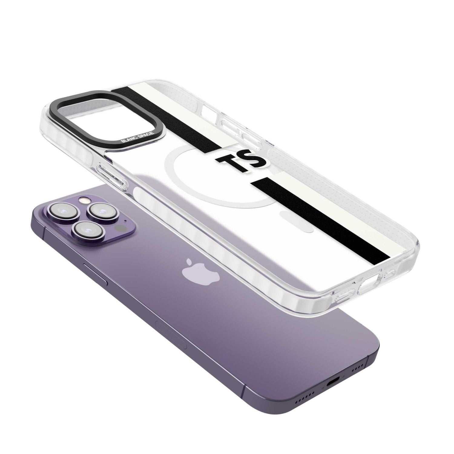 Personalised Black And White Stripe