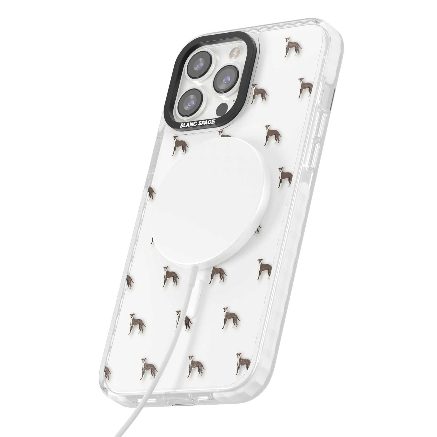 Whippet Dog Pattern Clear