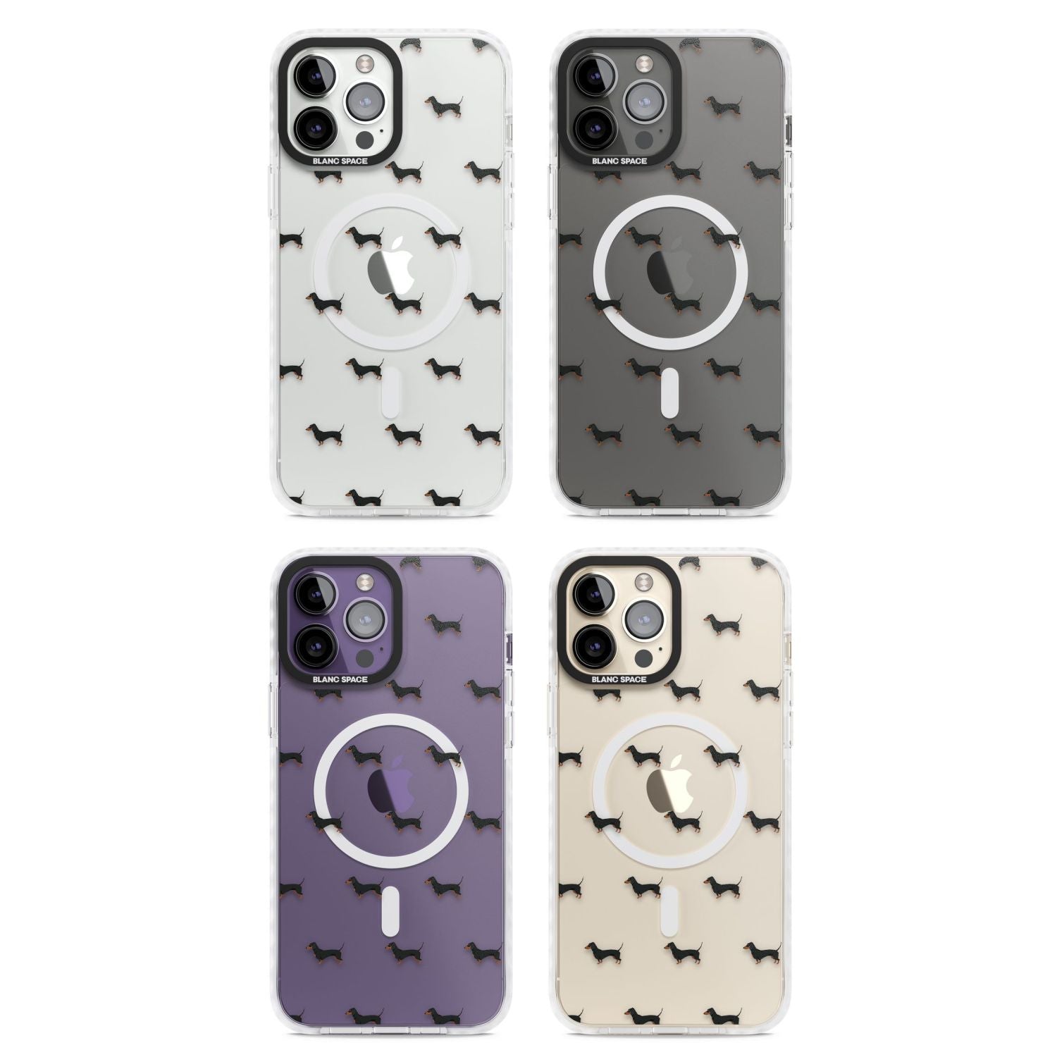 Dachshund Pattern Clear