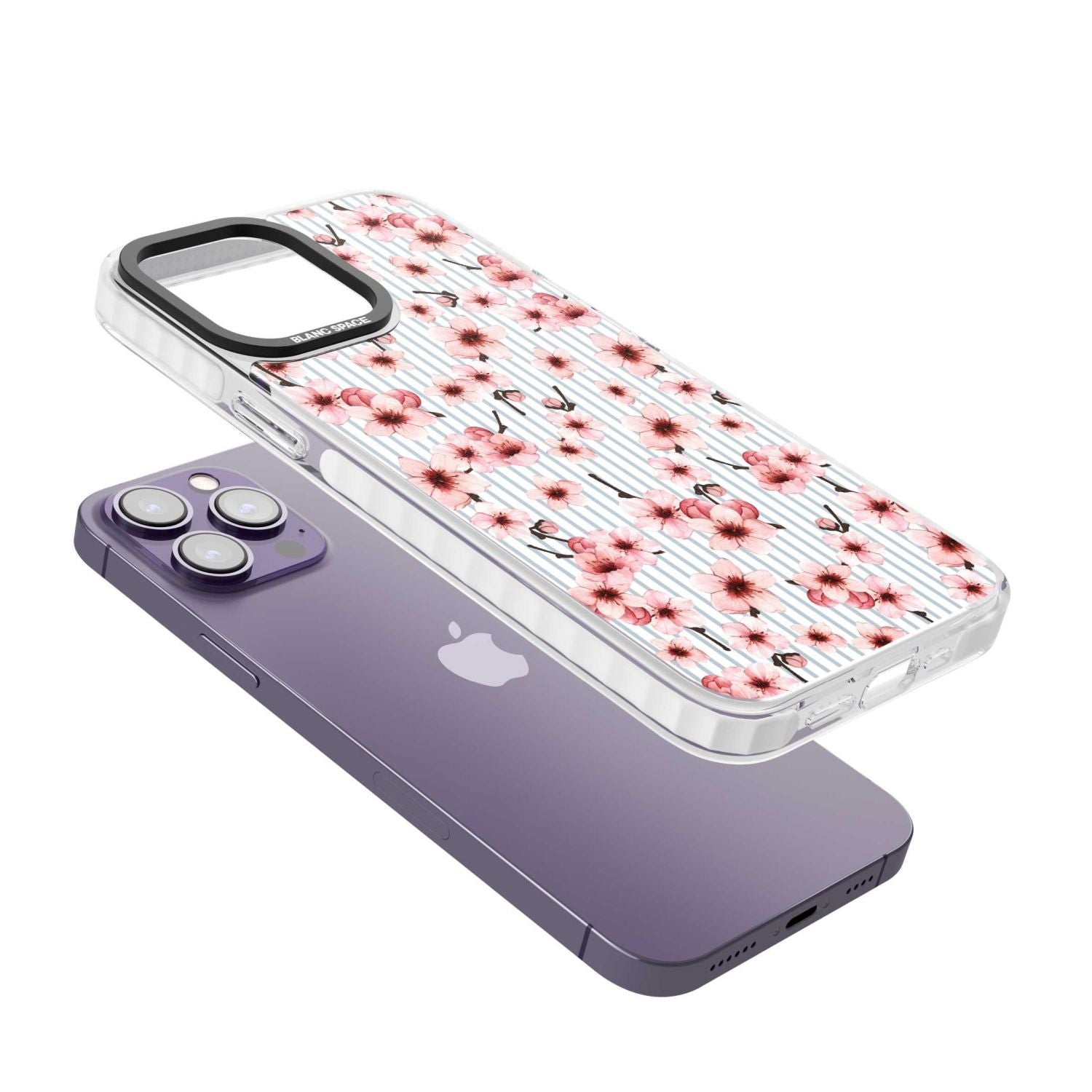 Cherry Blossoms Striped