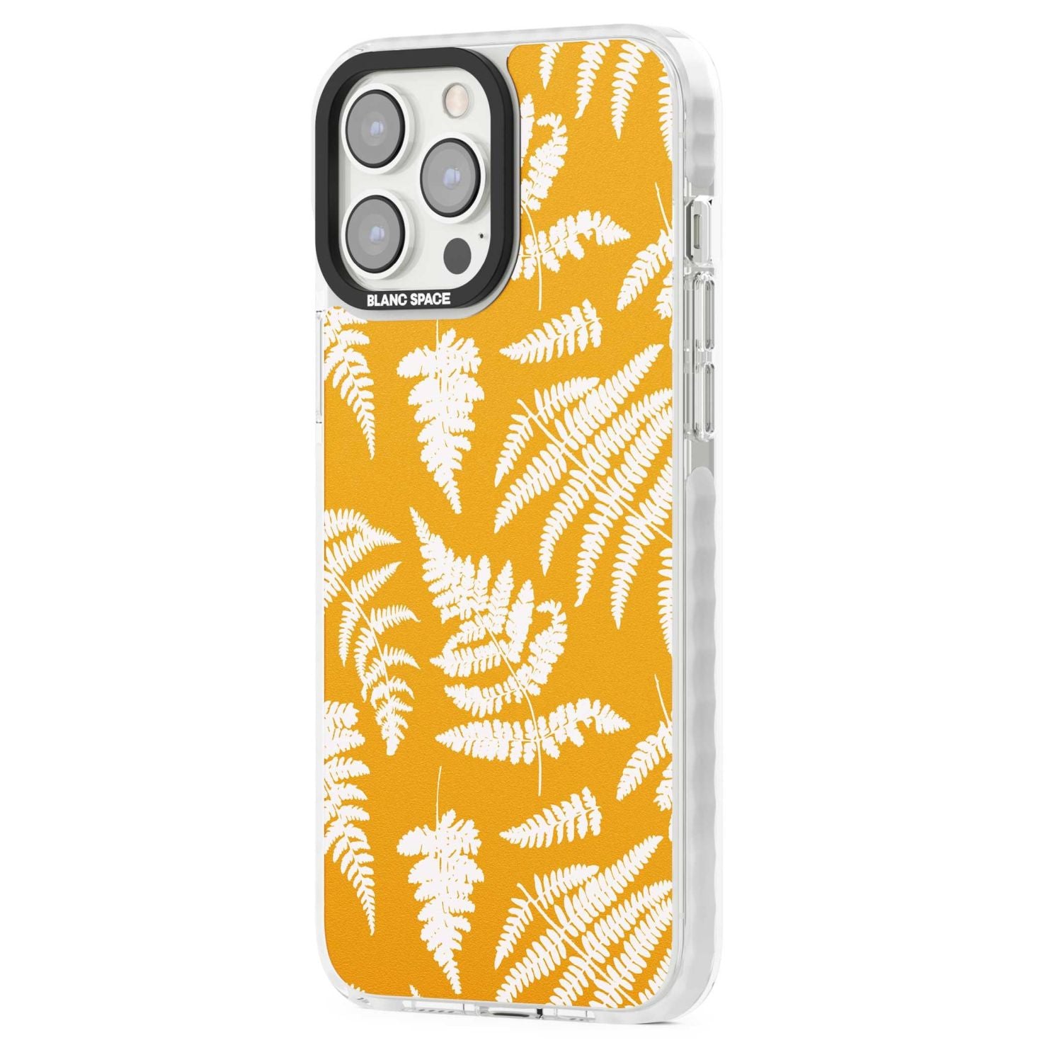 Fern Pattern On Yellow