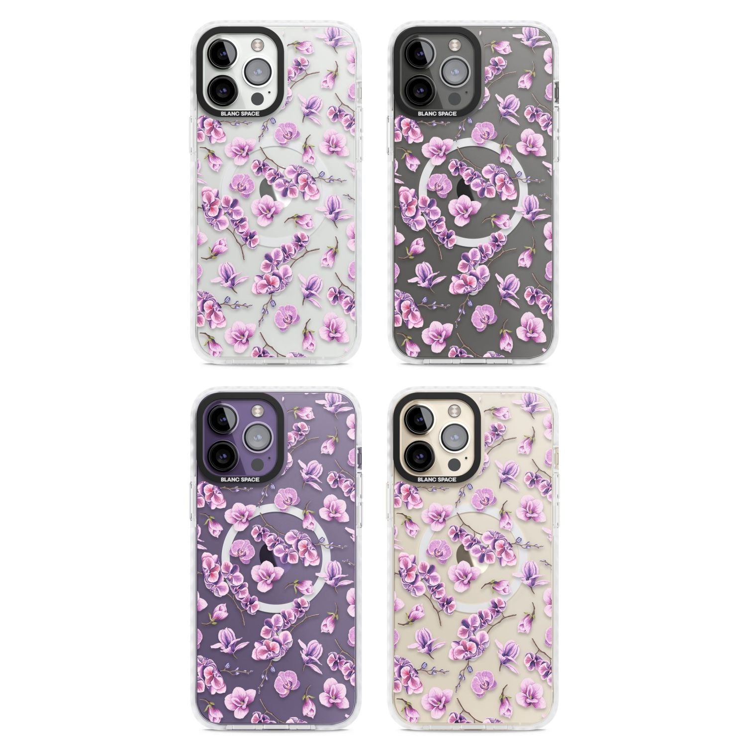 Purple Orchids Floral