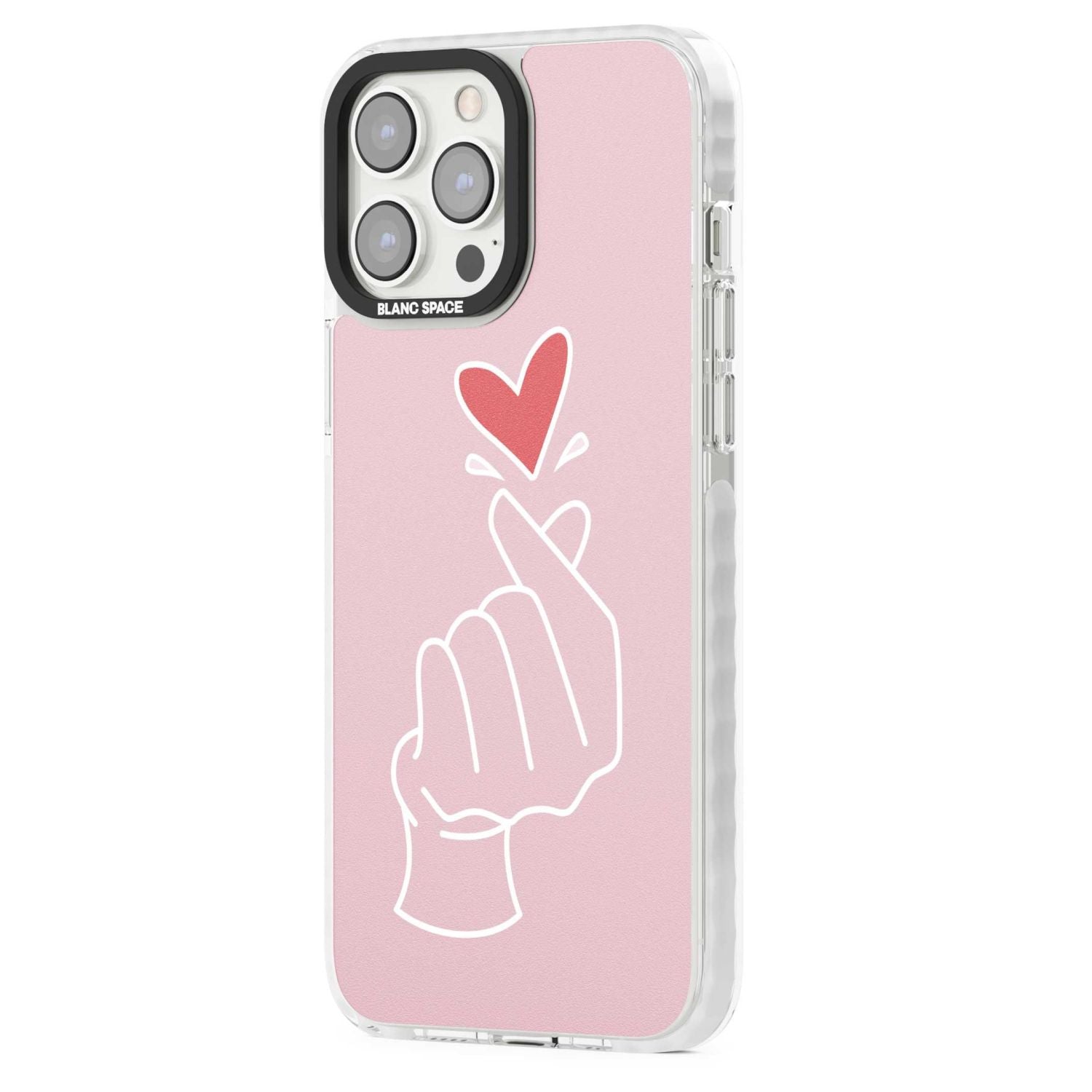 Pink Heart Hand